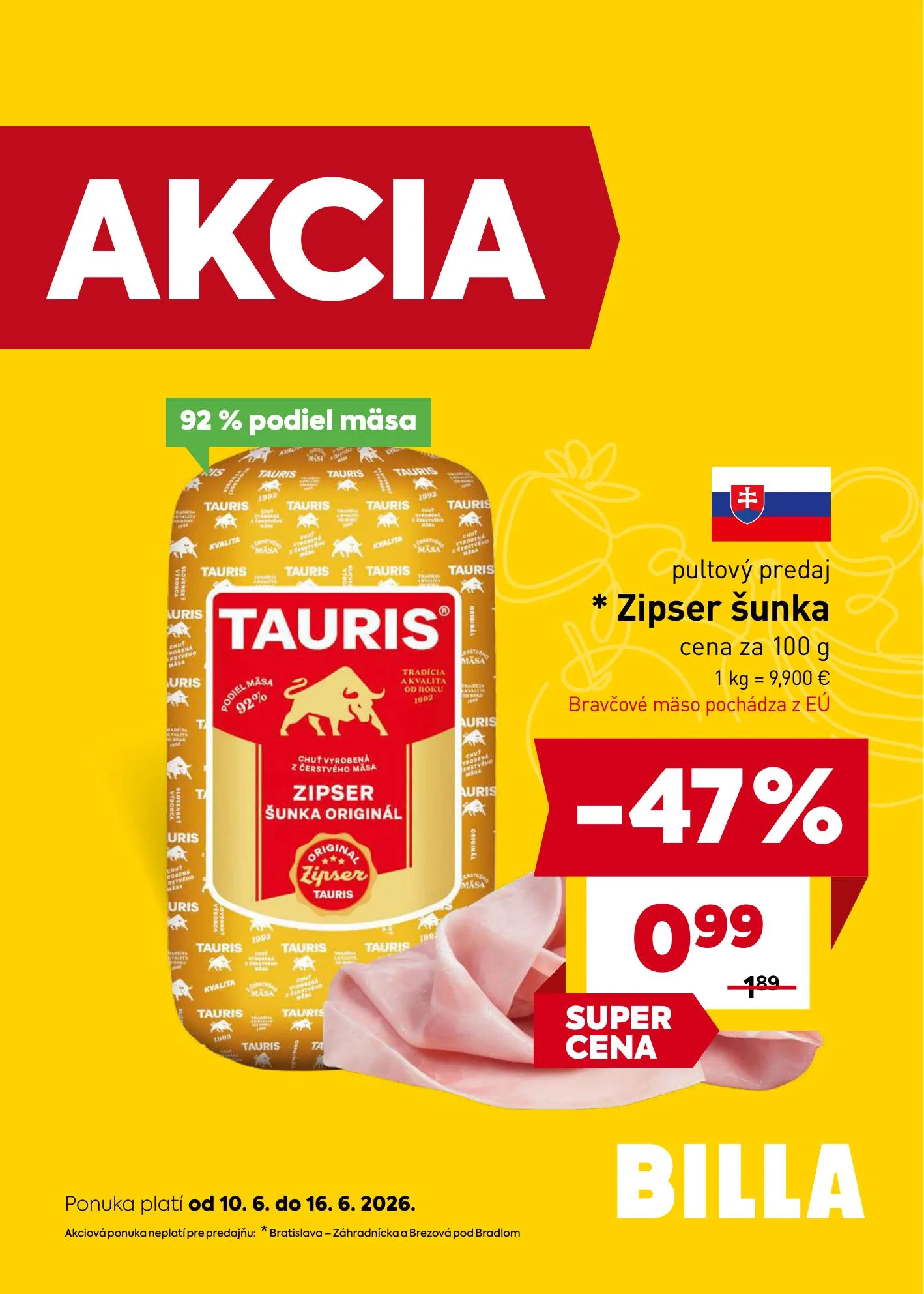 Billa akciós újság Szlovákia 06.10–06.16 – 12. oldal