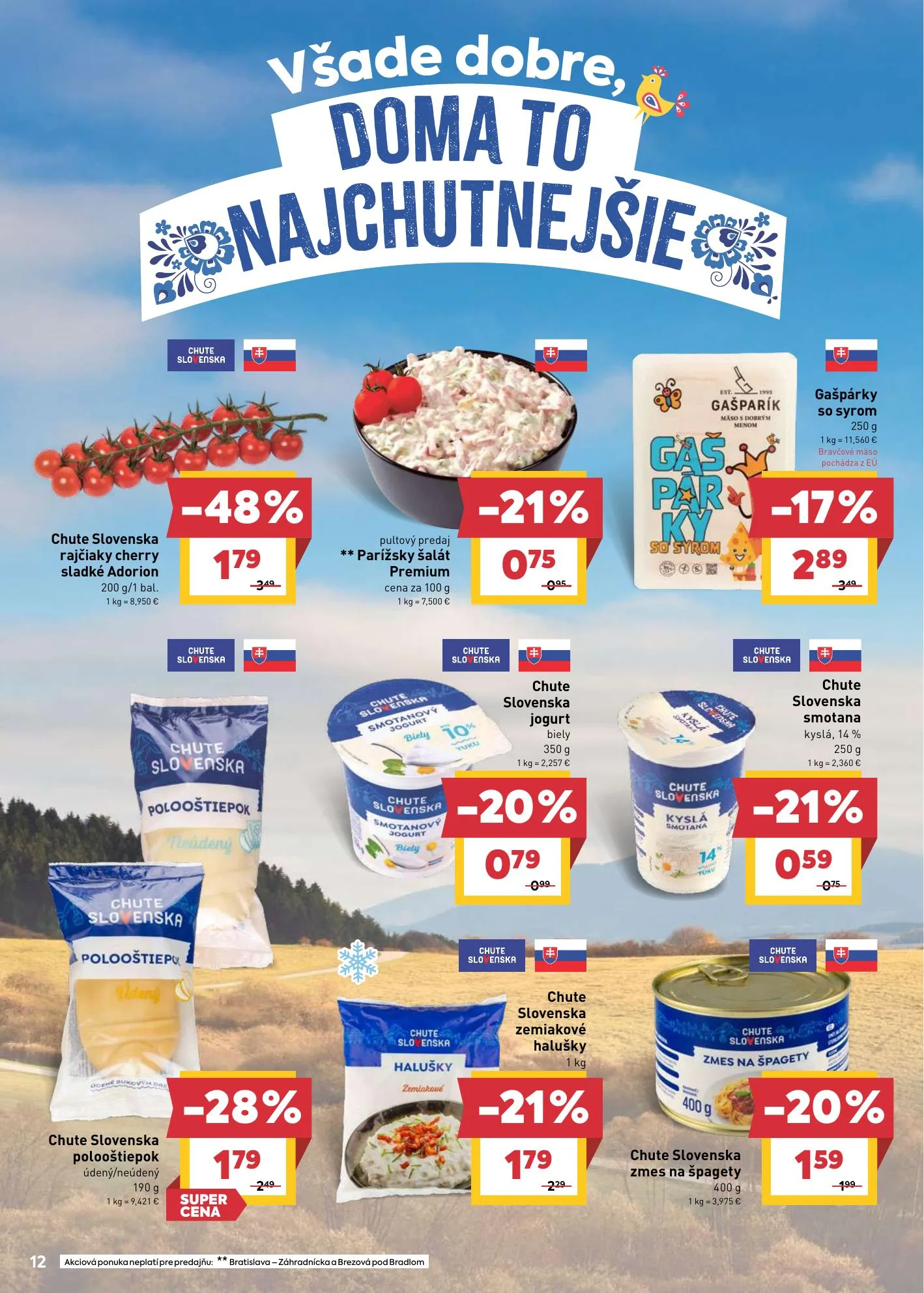 Billa akciós újság Szlovákia 06.17–06.23 – 12. oldal