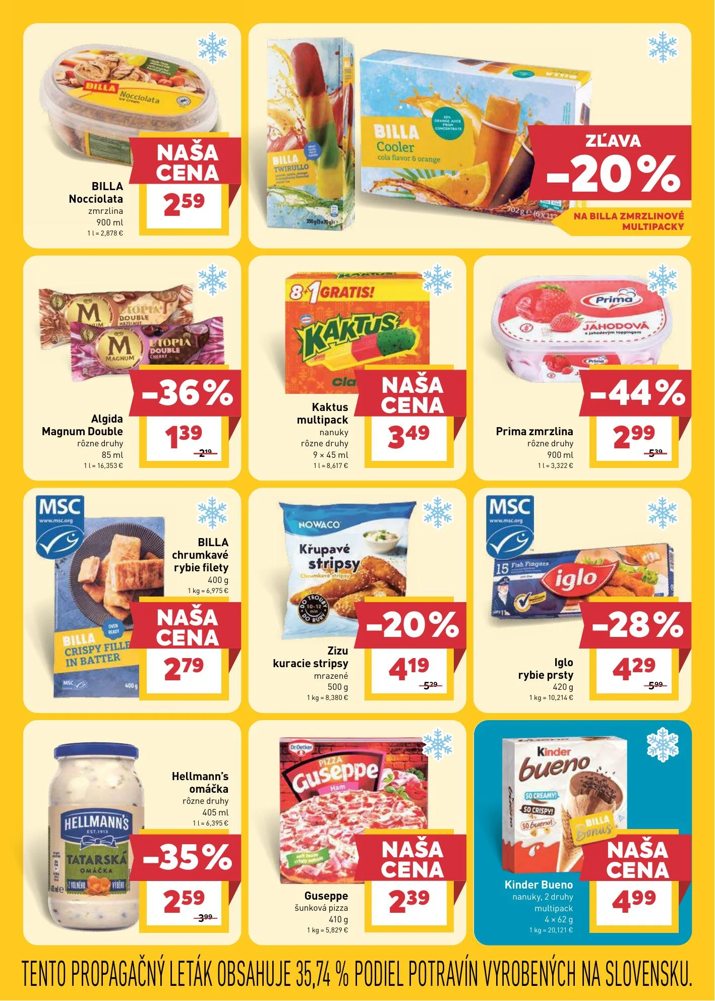 Billa akciós újság Szlovákia 06.24–06.30 – 11. oldal