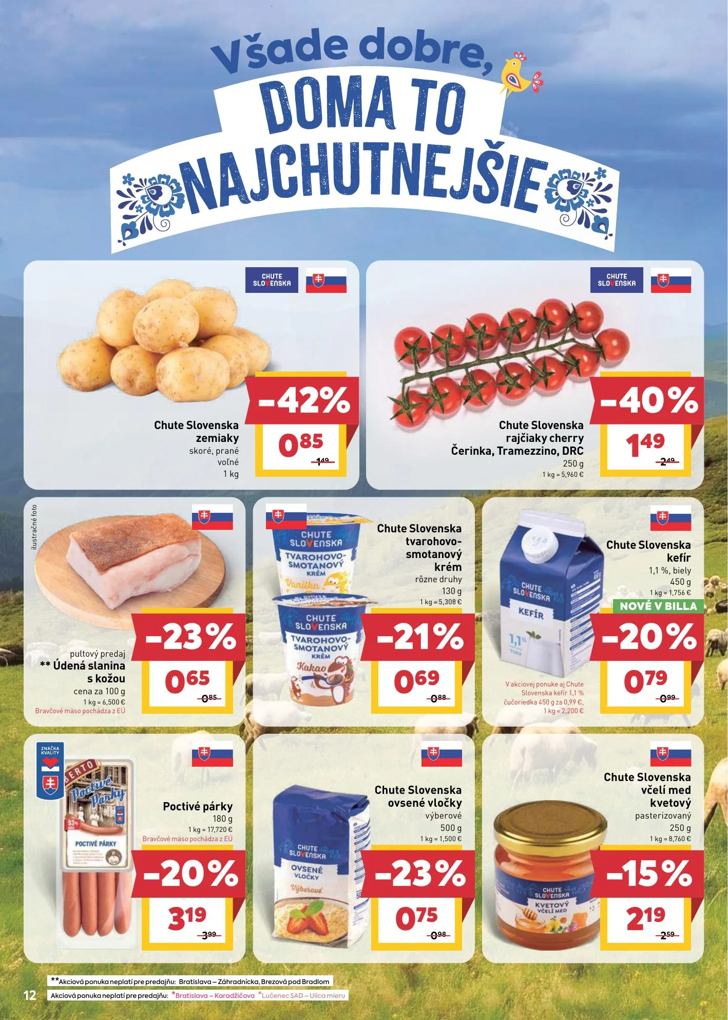 Billa akciós újság Szlovákia 06.24–06.30 – 12. oldal