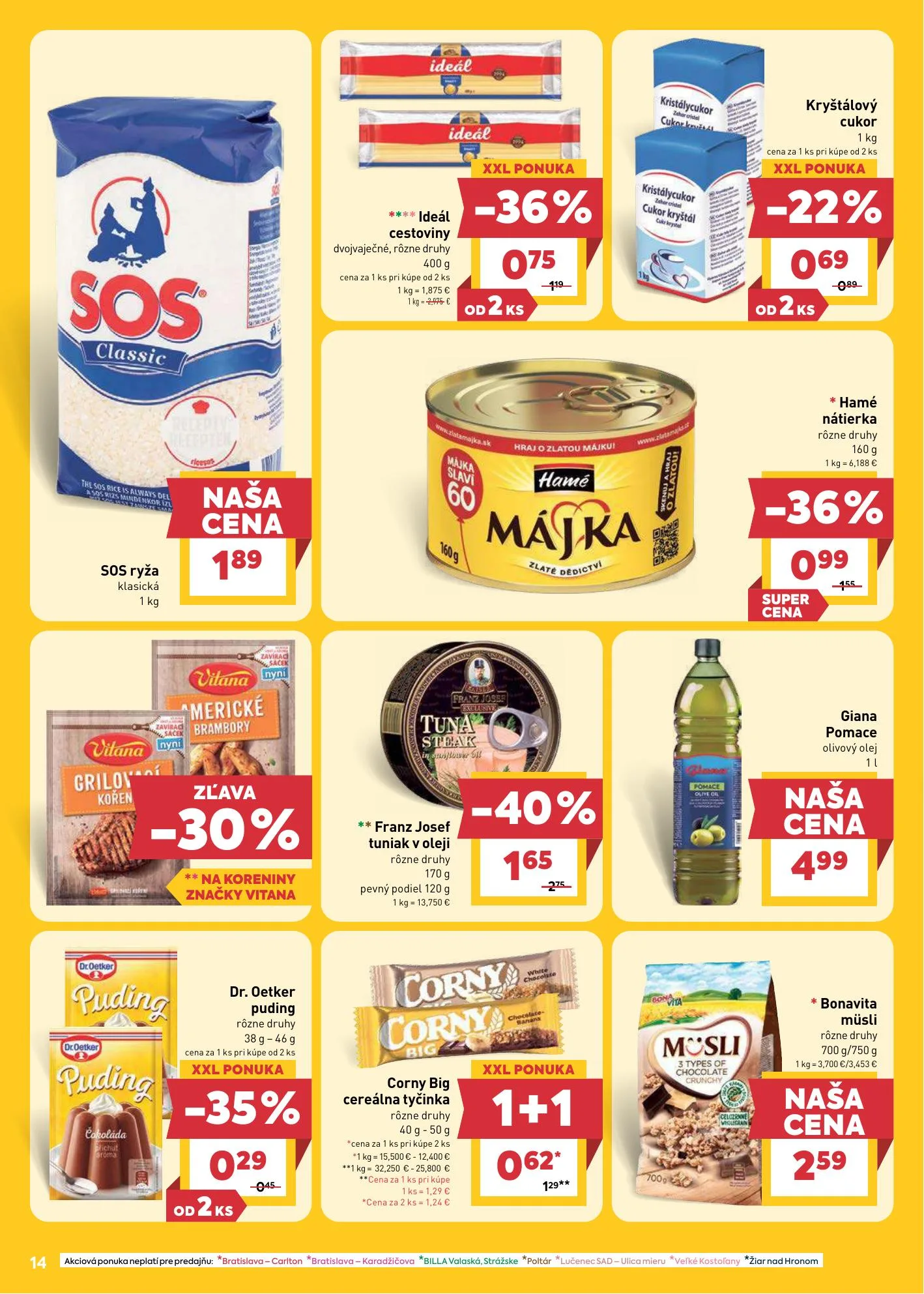 Billa akciós újság Szlovákia 06.24–06.30 – 14. oldal