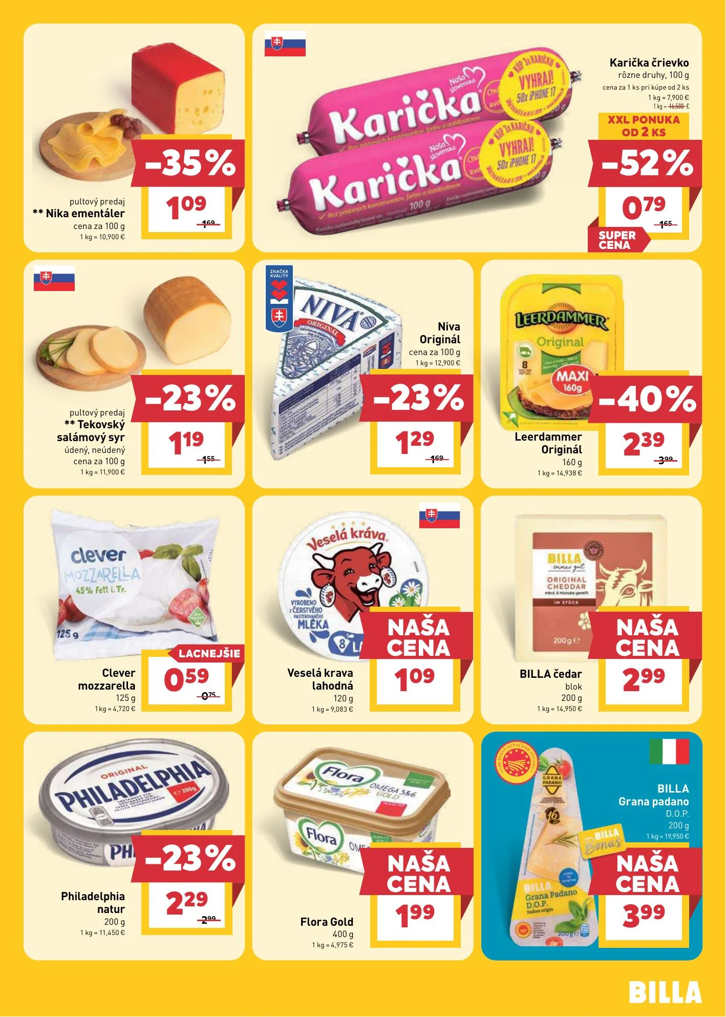 Billa akciós újság Szlovákia 06.24–06.30 – 9. oldal