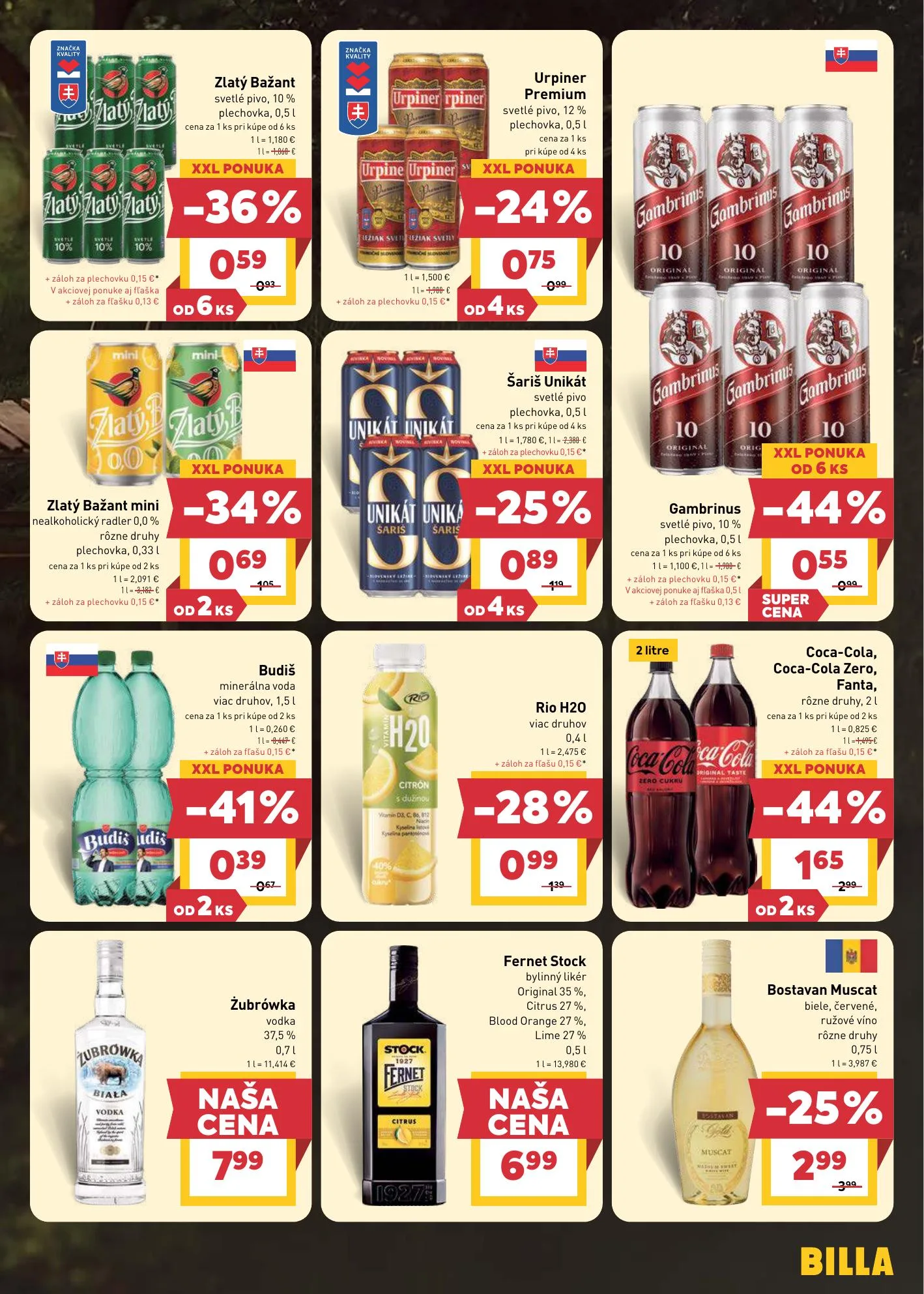 Billa akciós újság Szlovákia 07.08–07.14 – 15. oldal