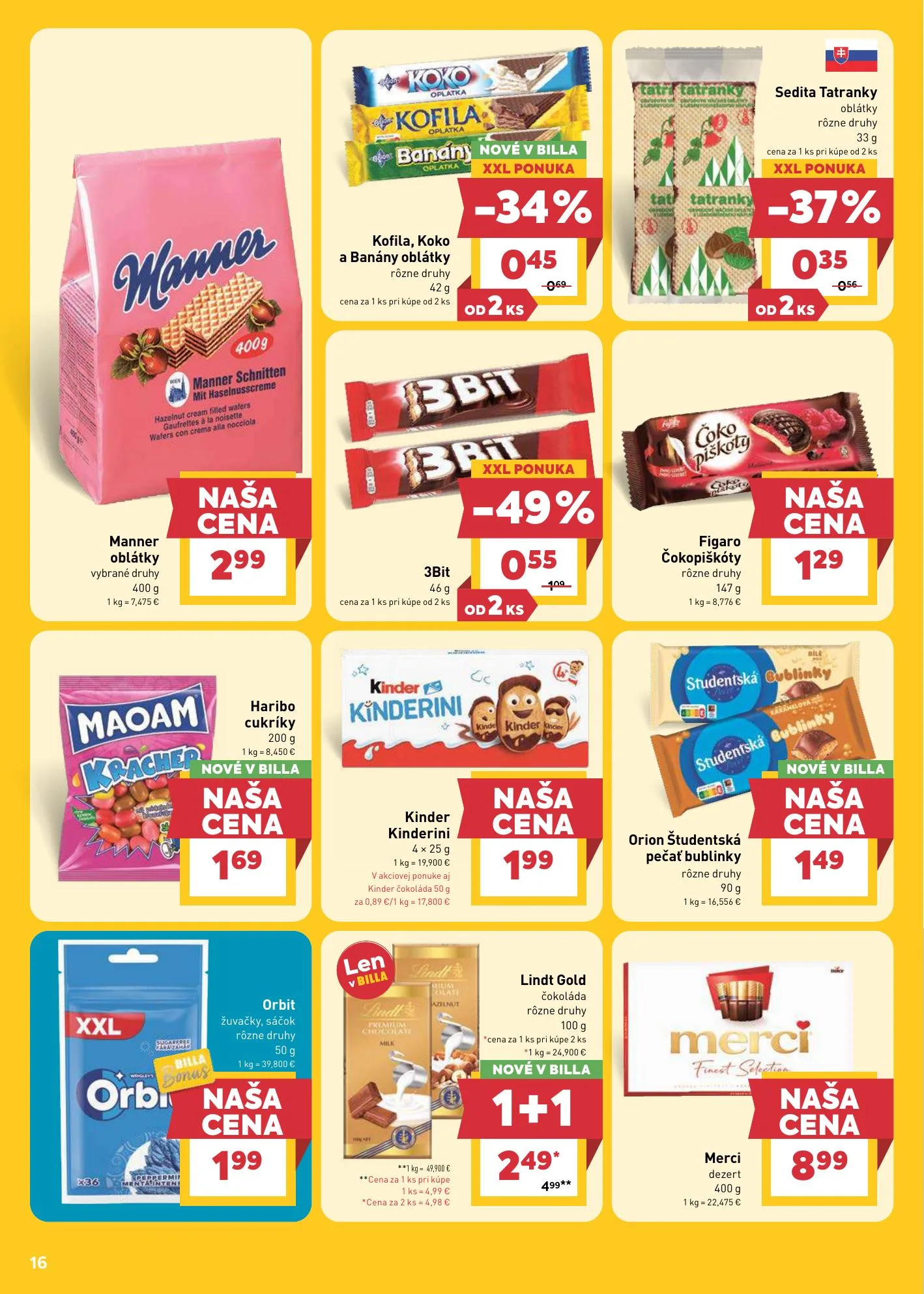 Billa akciós újság Szlovákia 07.08–07.14 – 18. oldal