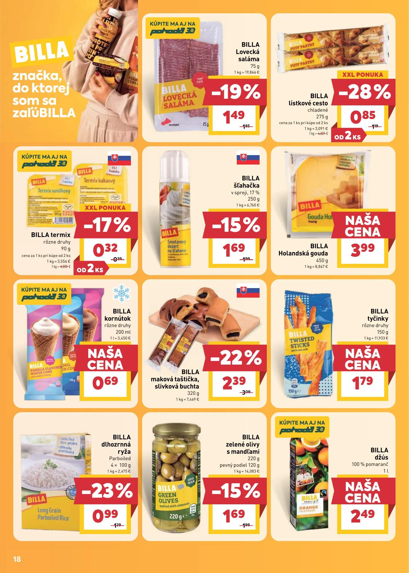Billa akciós újság Szlovákia 07.08–07.14 – 20. oldal