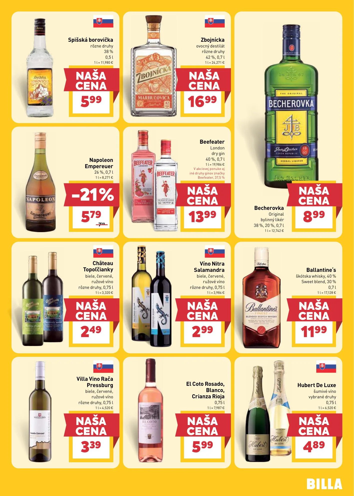 Billa akciós újság Szlovákia 07.08–07.14 – 23. oldal