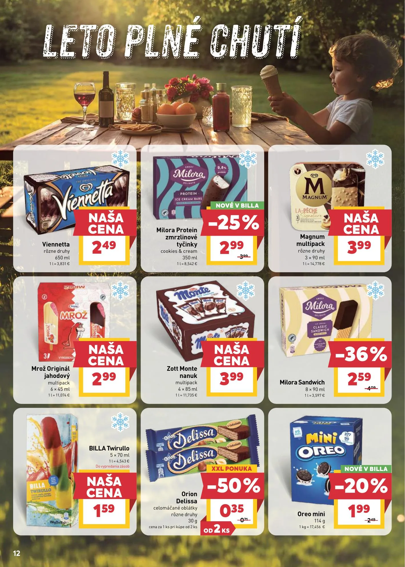 Billa akciós újság Szlovákia 07.15–07.21 – 12. oldal