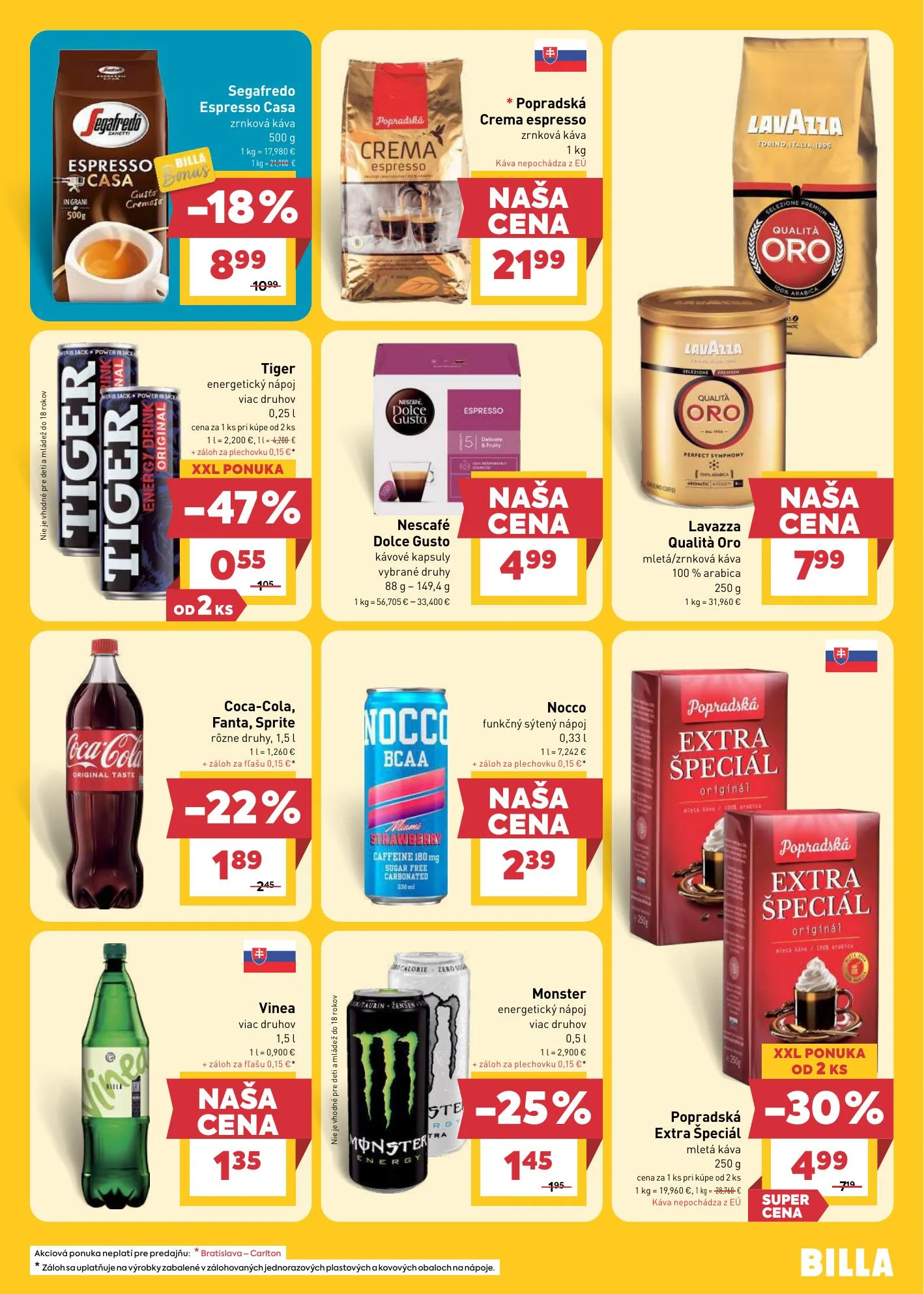 Billa akciós újság Szlovákia 07.15–07.21 – 19. oldal