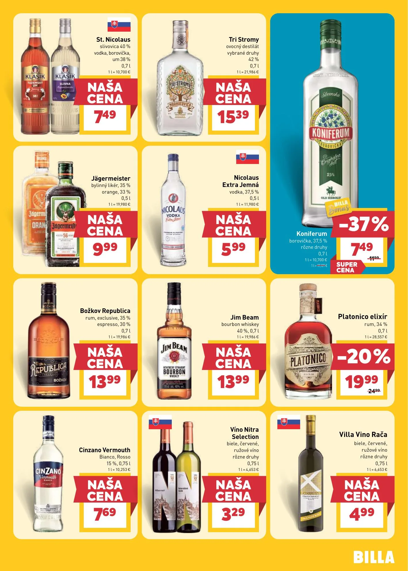 Billa akciós újság Szlovákia 07.15–07.21 – 21. oldal