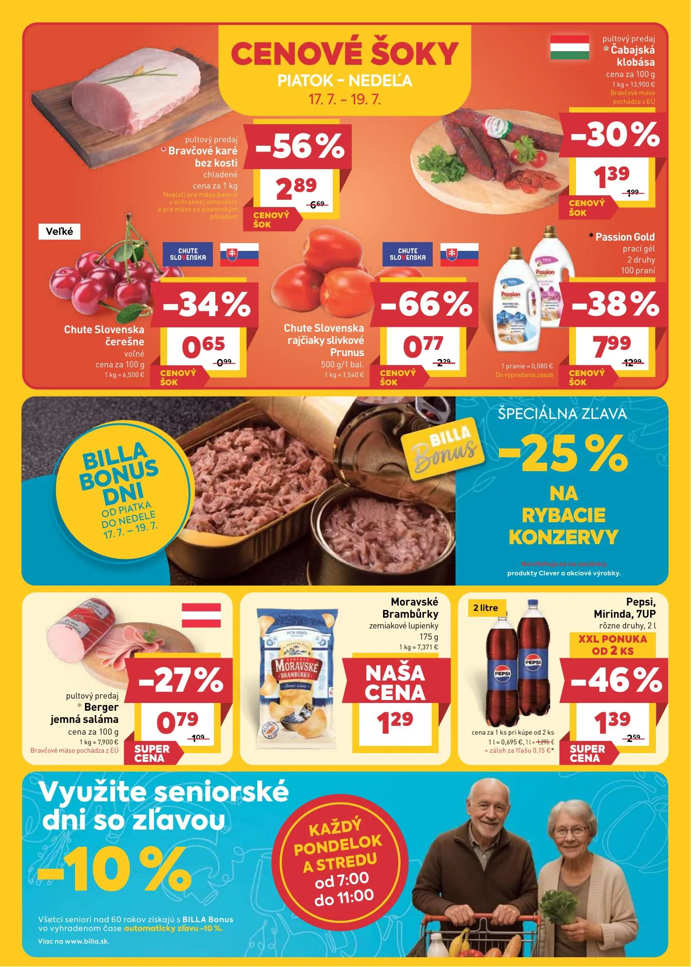 Billa akciós újság Szlovákia 07.15–07.21 – 24. oldal