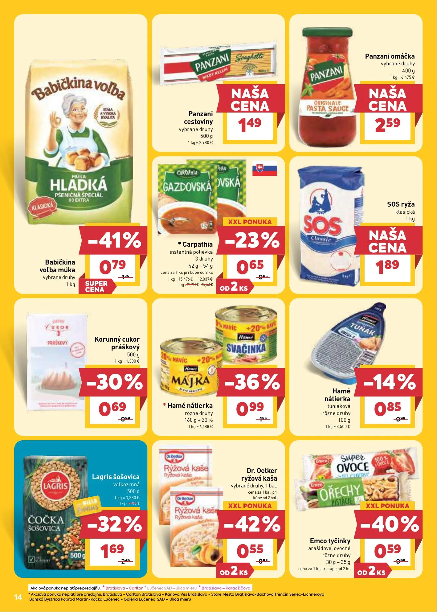 Billa akciós újság Szlovákia 07.22–07.28 – 14. oldal