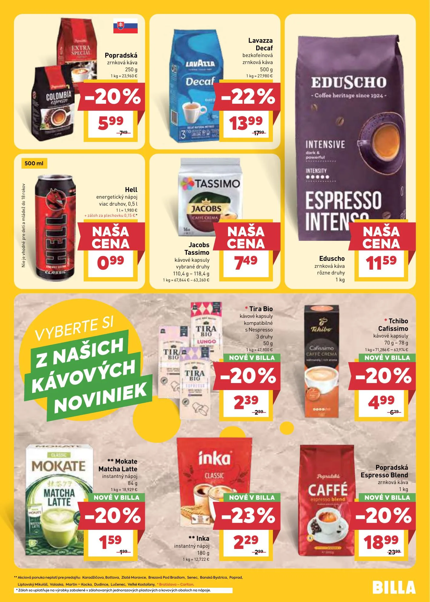 Billa akciós újság Szlovákia 07.22–07.28 – 19. oldal
