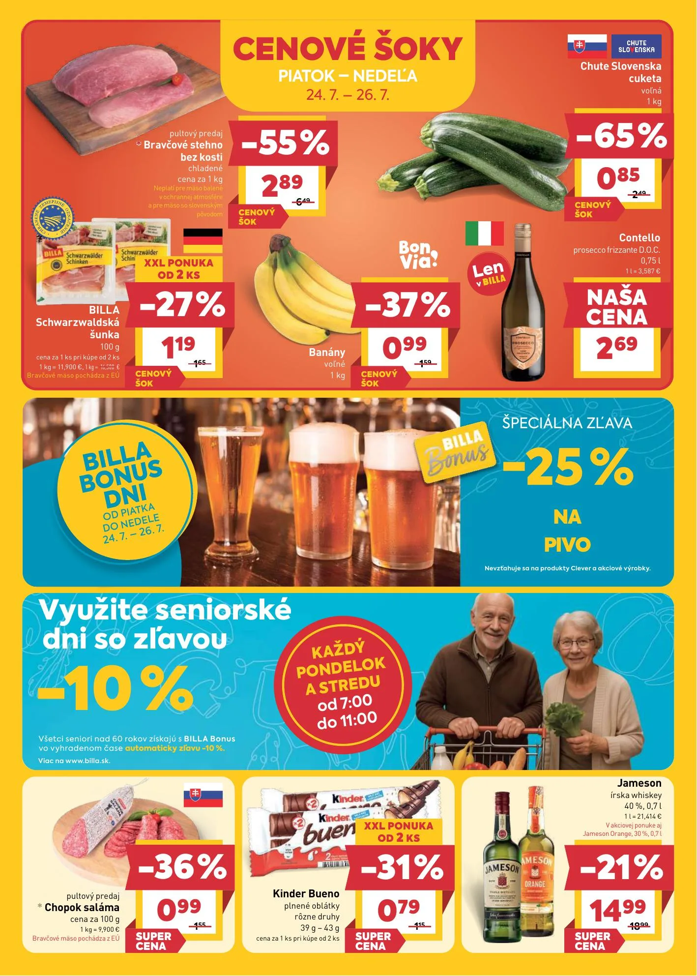 Billa akciós újság Szlovákia 07.22–07.28 – 24. oldal