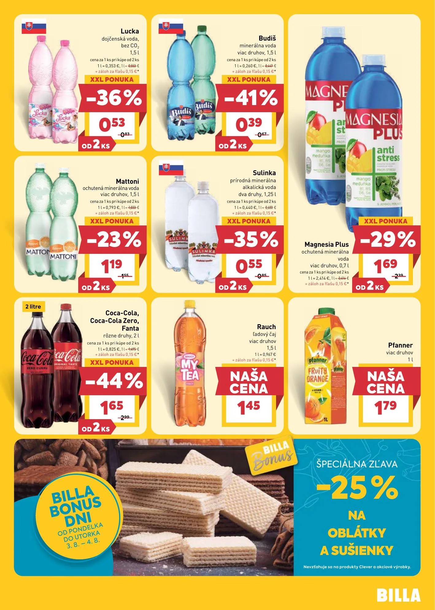 Billa akciós újság Szlovákia 07.29–08.04 – 19. oldal