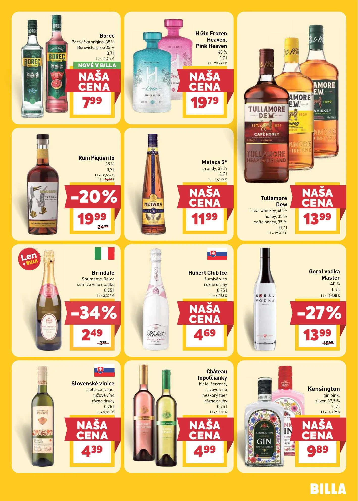 Billa akciós újság Szlovákia 07.29–08.04 – 21. oldal