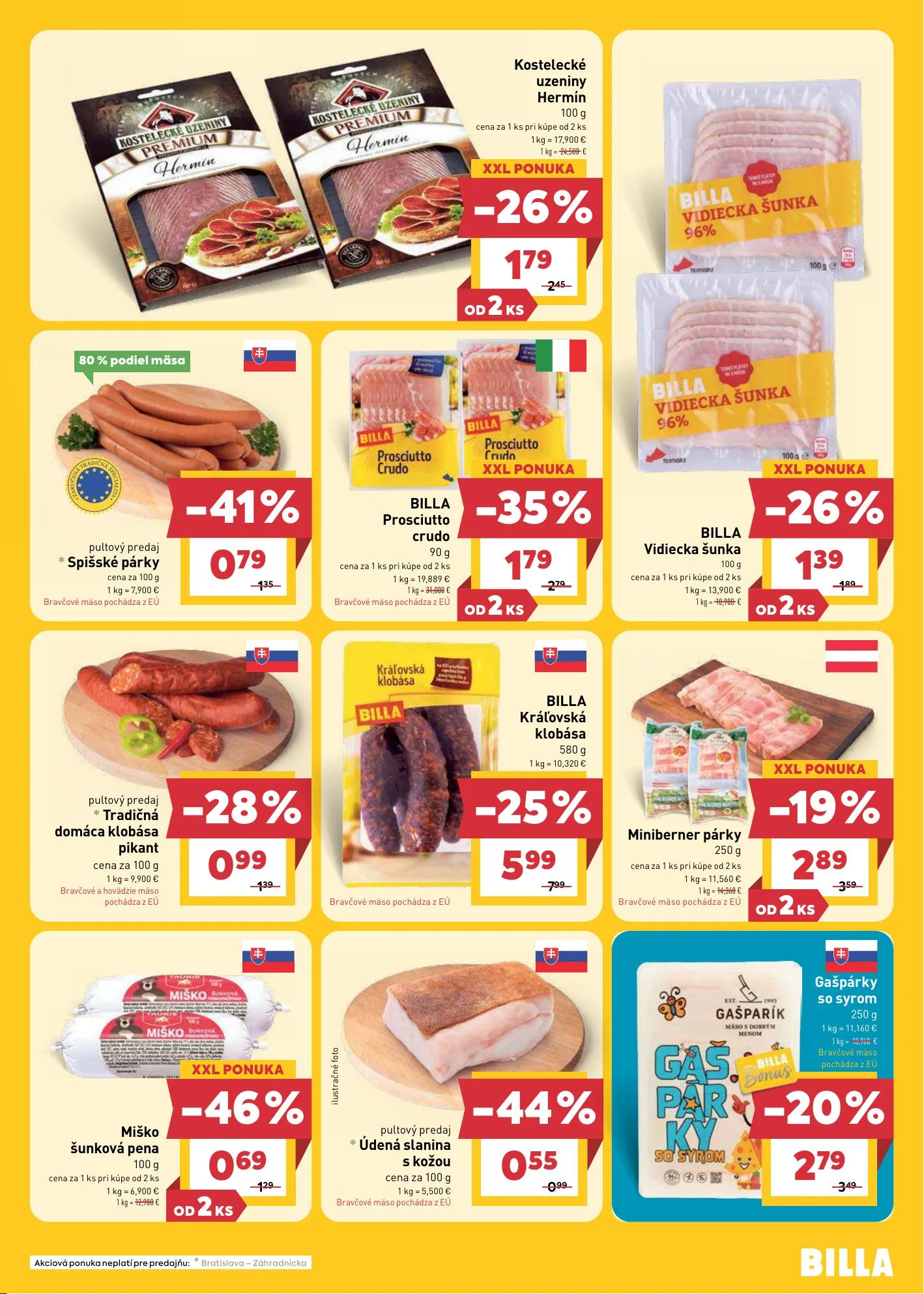 Billa akciós újság Szlovákia 07.29–08.04 – 7. oldal