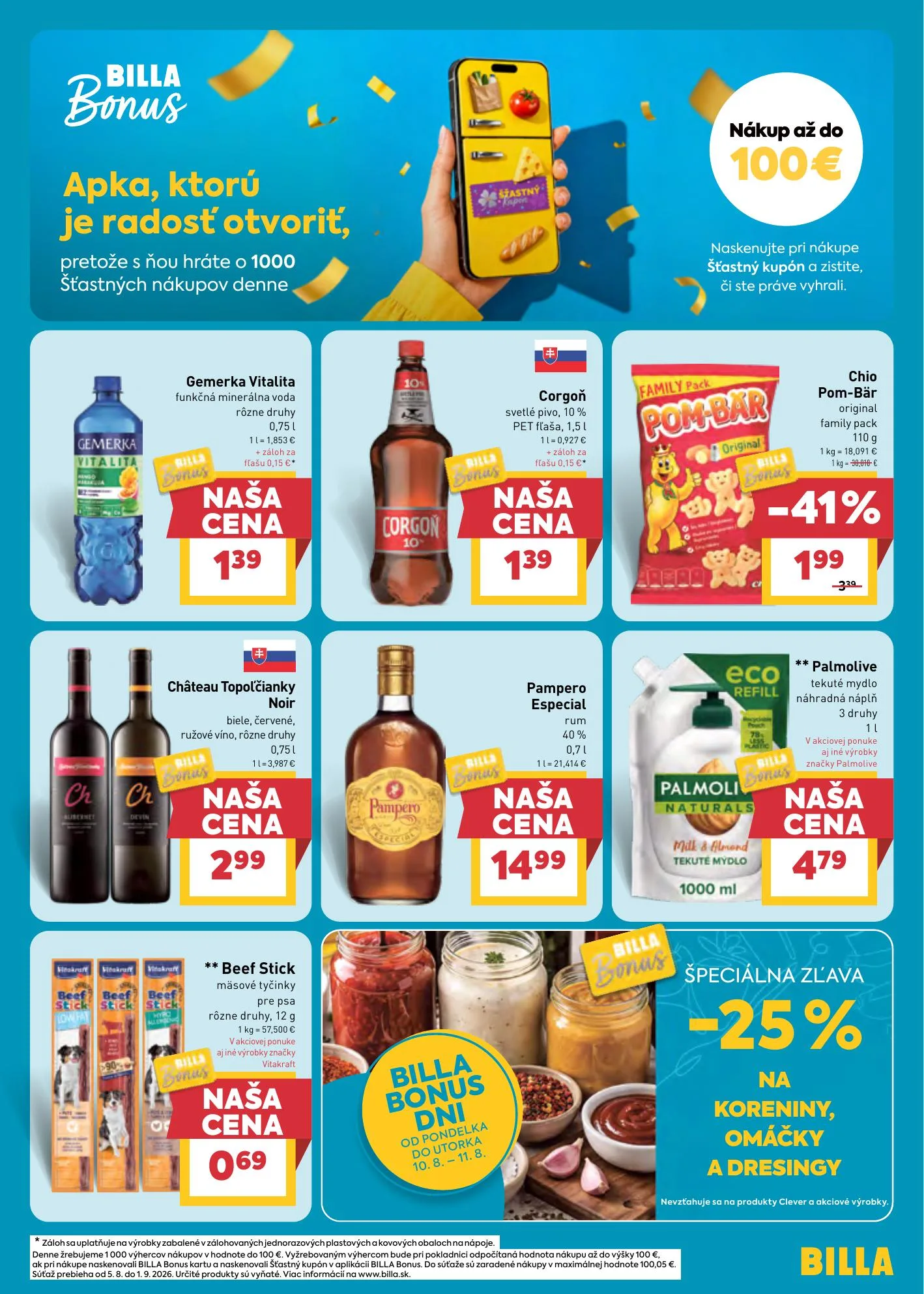 Billa akciós újság Szlovákia 08.05–08.11 – 13. oldal