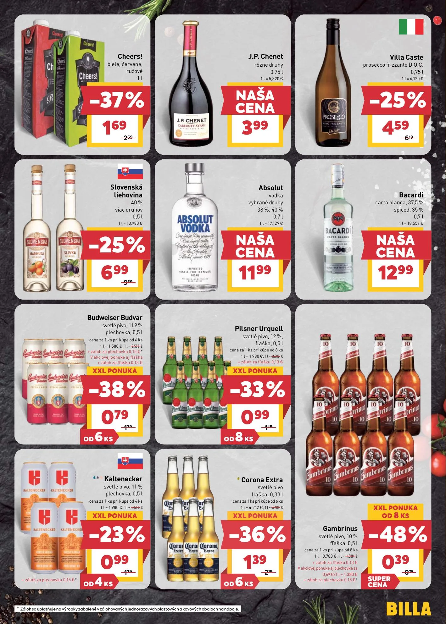 Billa akciós újság Szlovákia 08.05–08.11 – 19. oldal