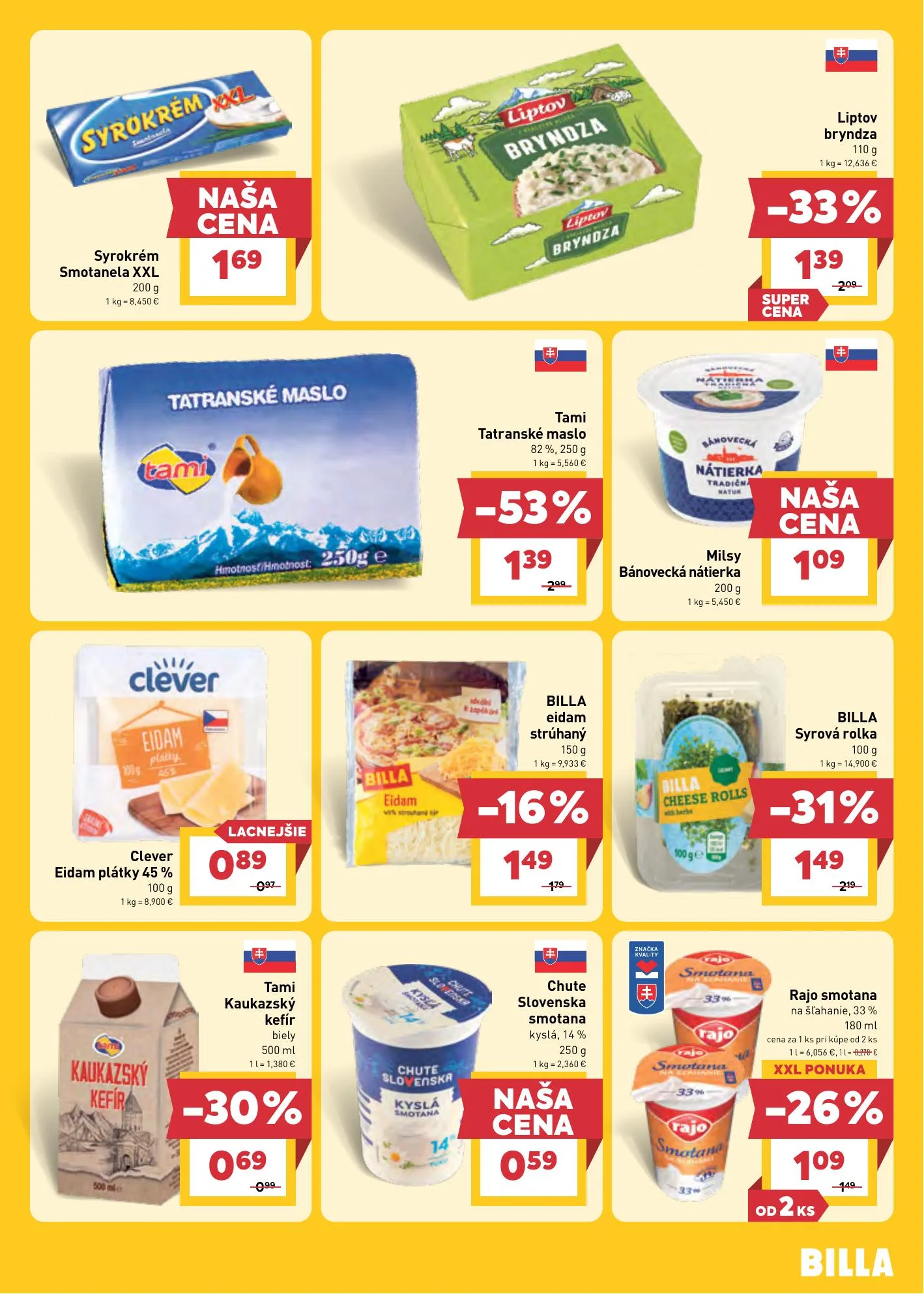 Billa akciós újság Szlovákia 08.05–08.11 – 9. oldal