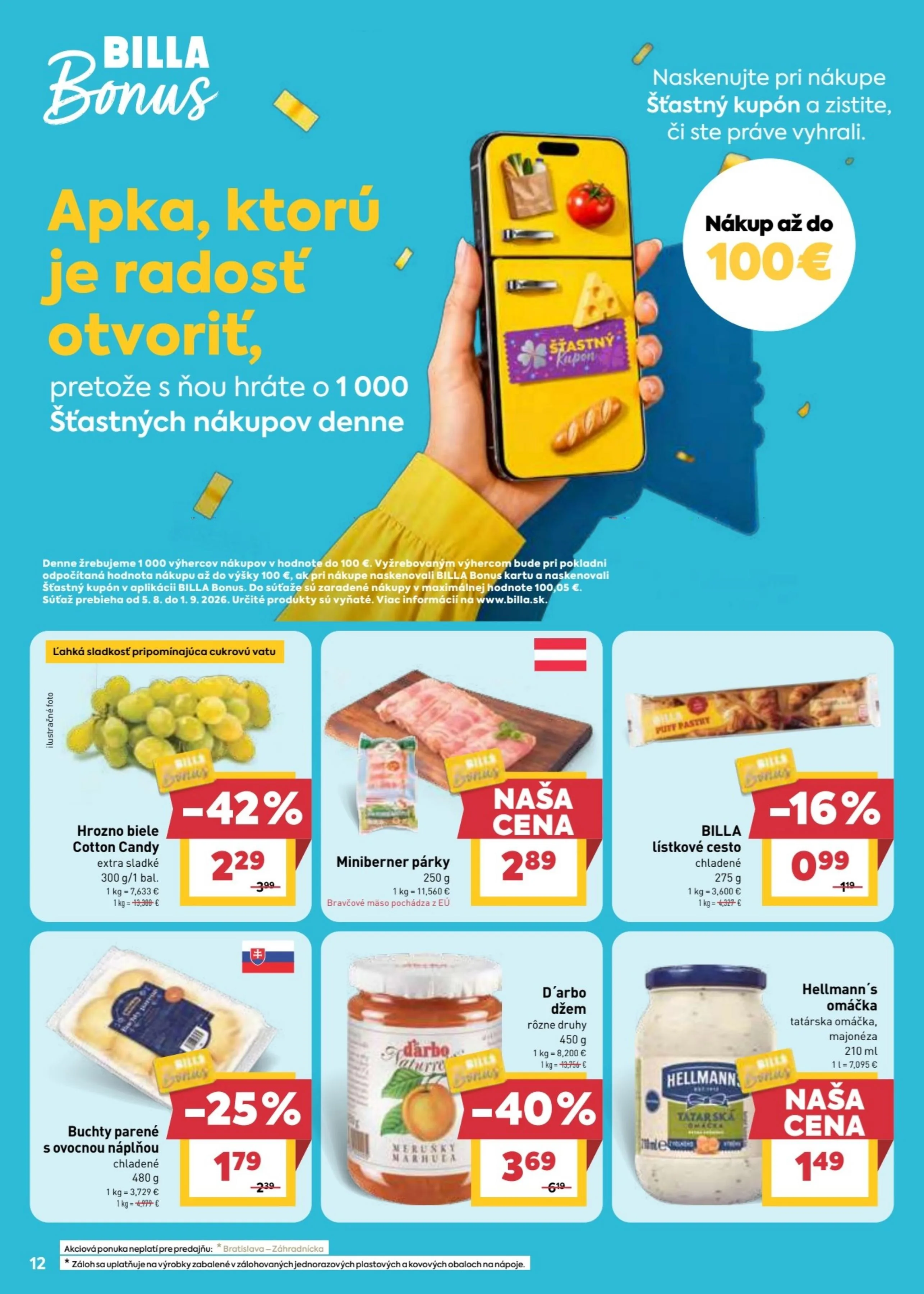 Billa akciós újság Szlovákia 08.12–08.18 – 14. oldal