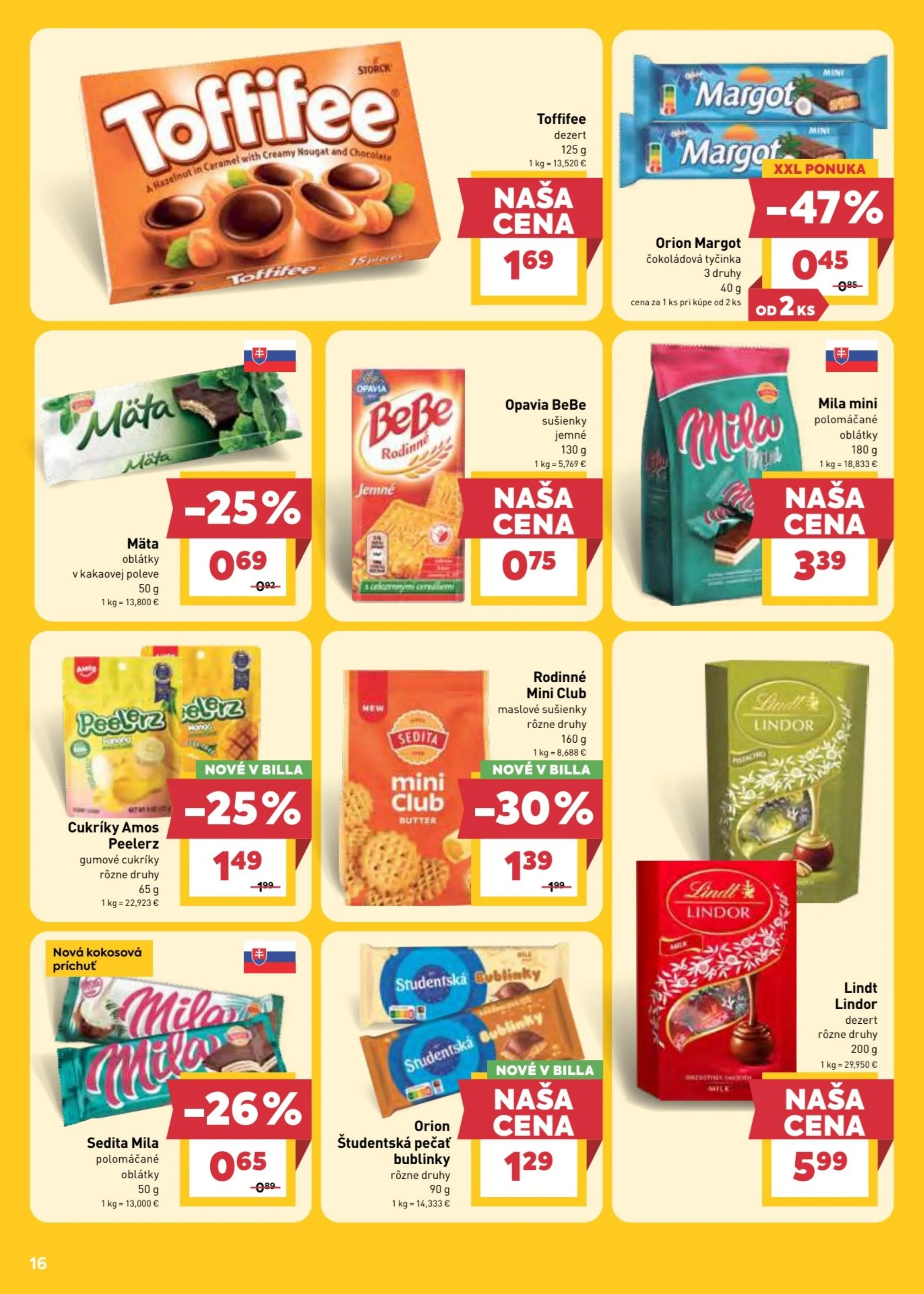 Billa akciós újság Szlovákia 08.12–08.18 – 18. oldal