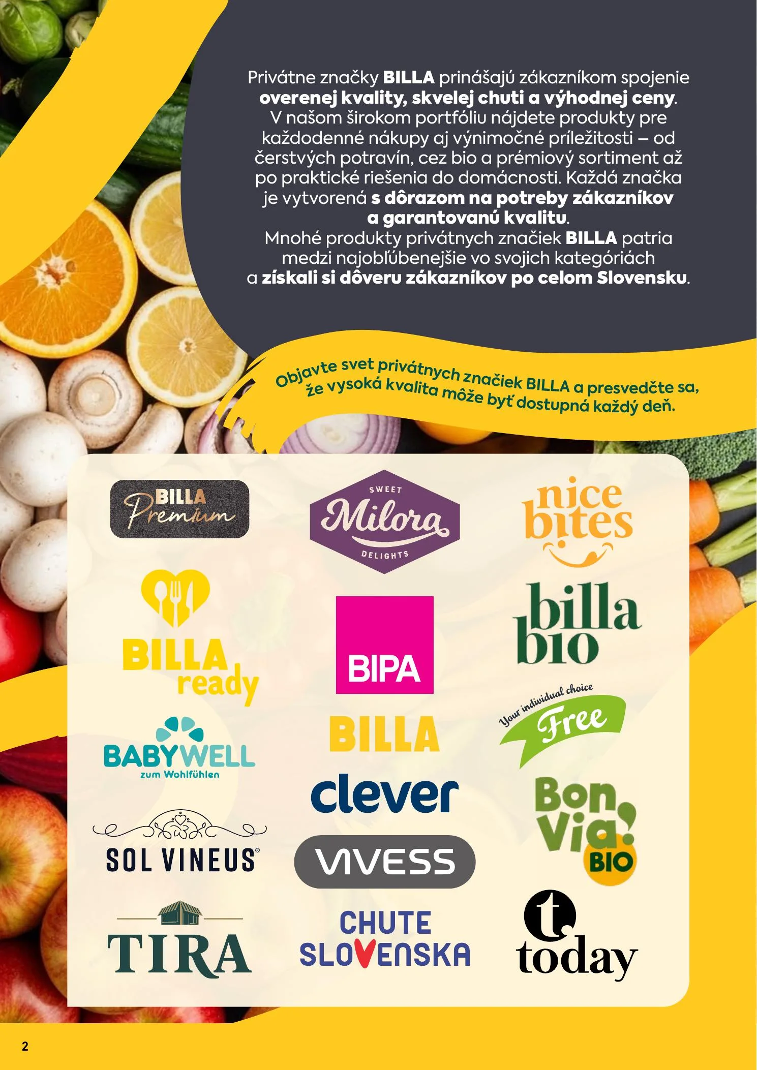 Billa akciós újság Szlovákia 09.09–10.06 – 2. oldal