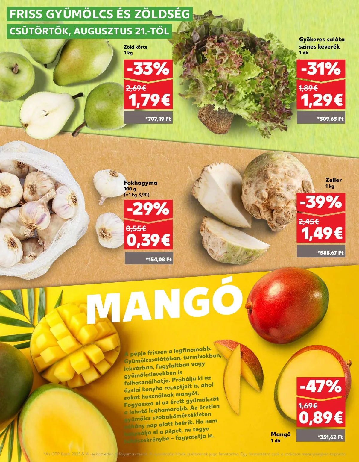 Kaufland akciós újság Dunaszerdahely Nagymegyer 08.21–08.28 – 6. oldal