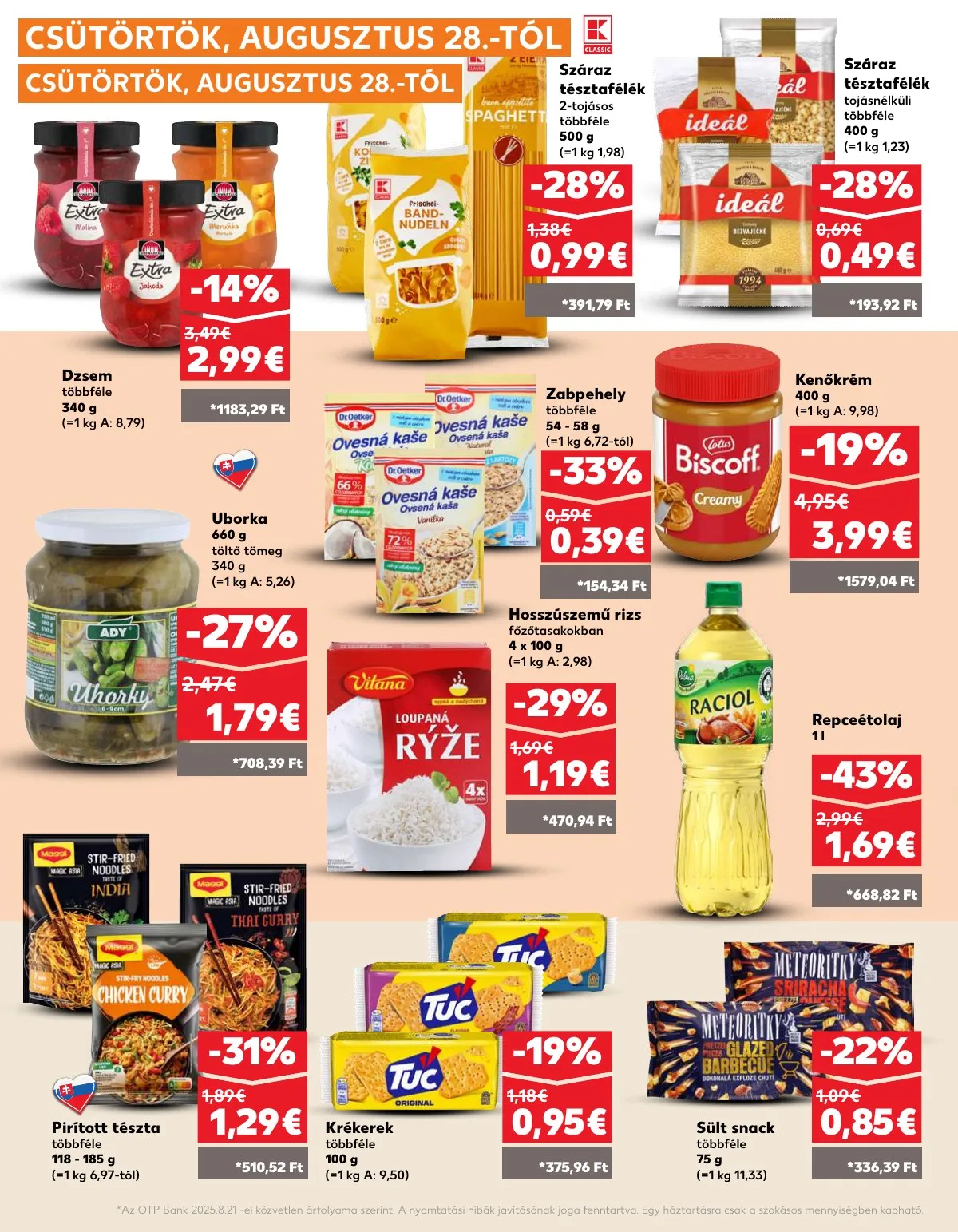 Kaufland akciós újság Dunaszerdahely Nagymegyer 08.28–09.03 – 26. oldal