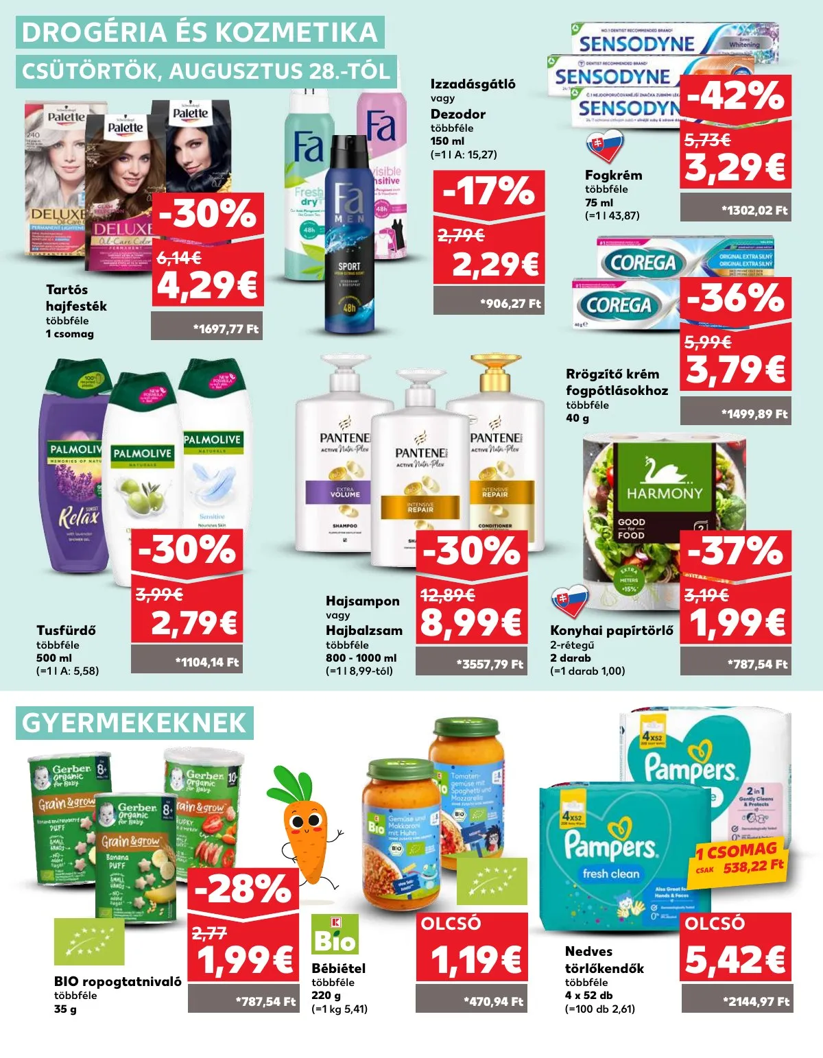 Kaufland akciós újság Dunaszerdahely Nagymegyer 08.28–09.03 – 32. oldal