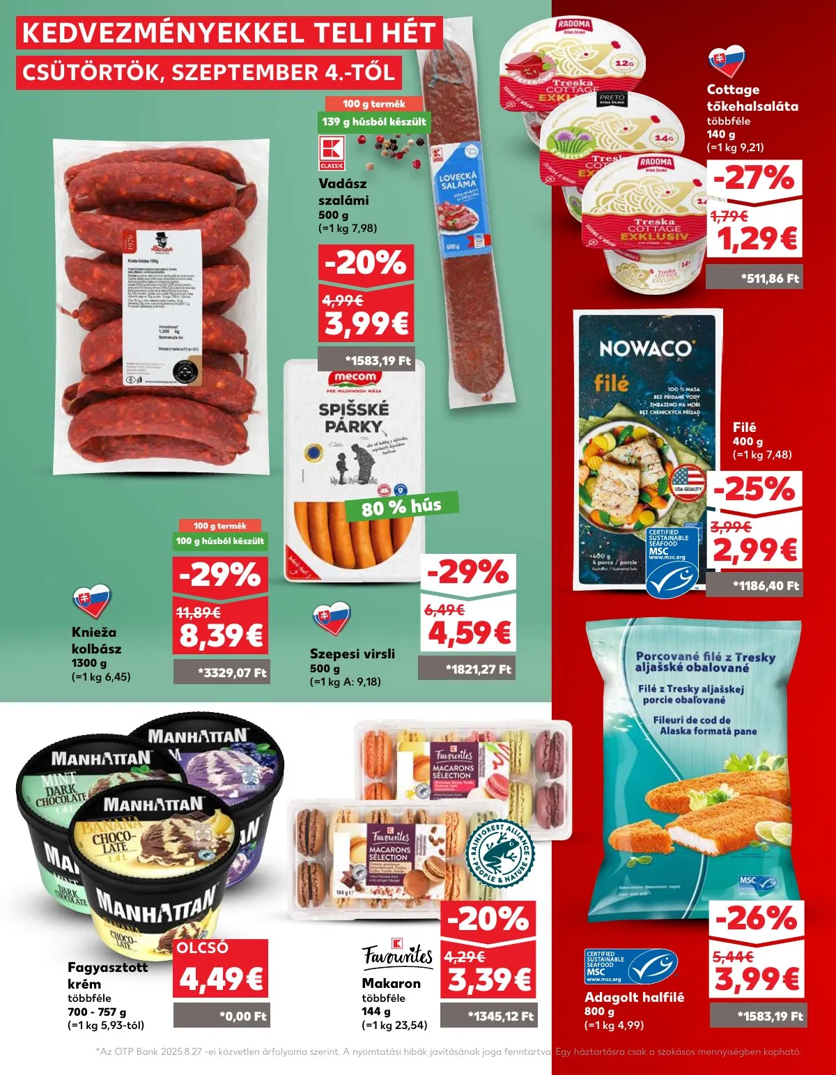 Kaufland akciós újság Dunaszerdahely Nagymegyer 09.04–09.10 – 16. oldal