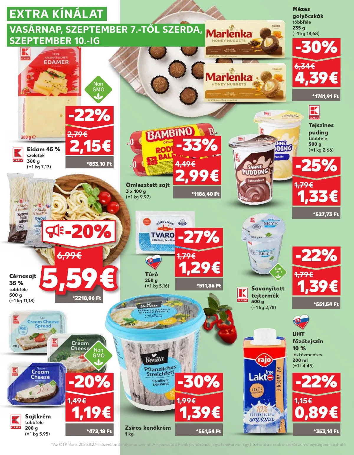 Kaufland akciós újság Dunaszerdahely Nagymegyer 09.04–09.10 – 36. oldal
