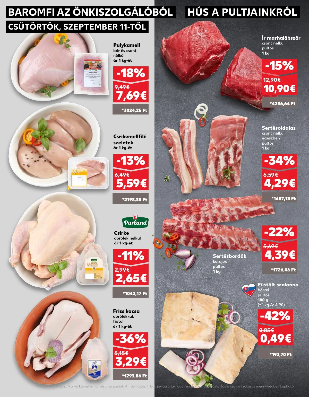 Kaufland akciós újság Dunaszerdahely Nagymegyer 09.11–09.17 – 10. oldal