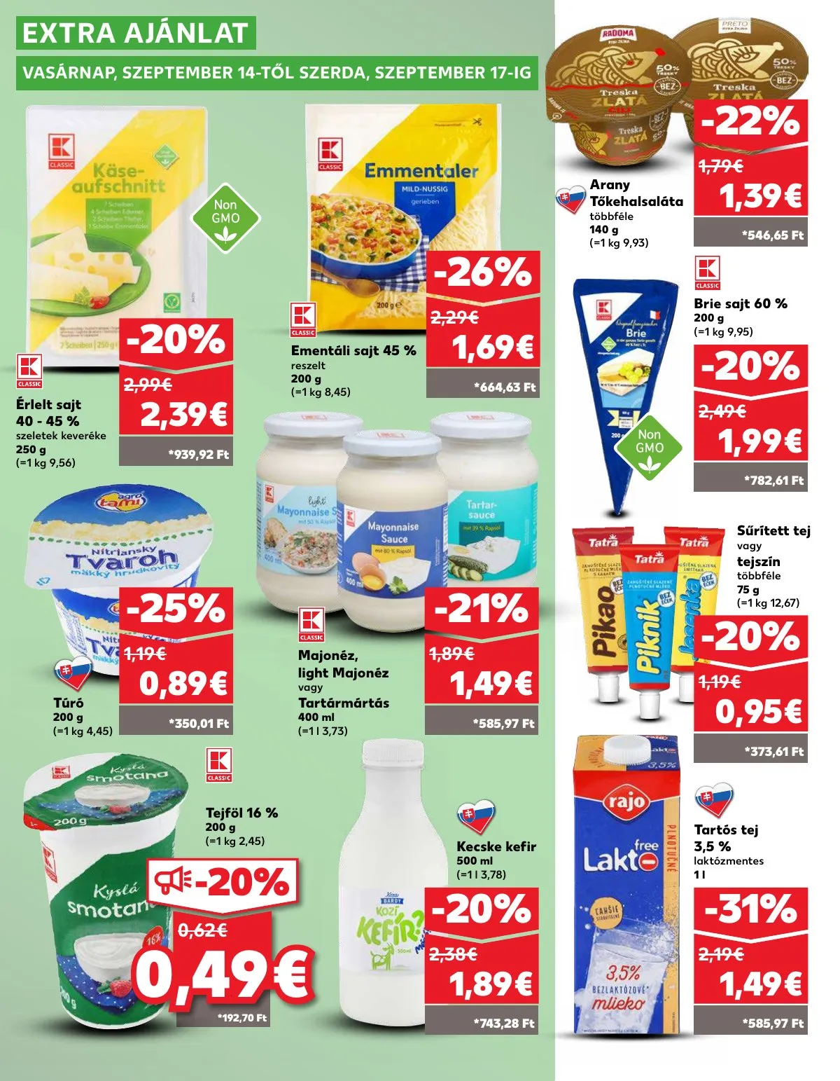 Kaufland akciós újság Dunaszerdahely Nagymegyer 09.11–09.17 – 36. oldal