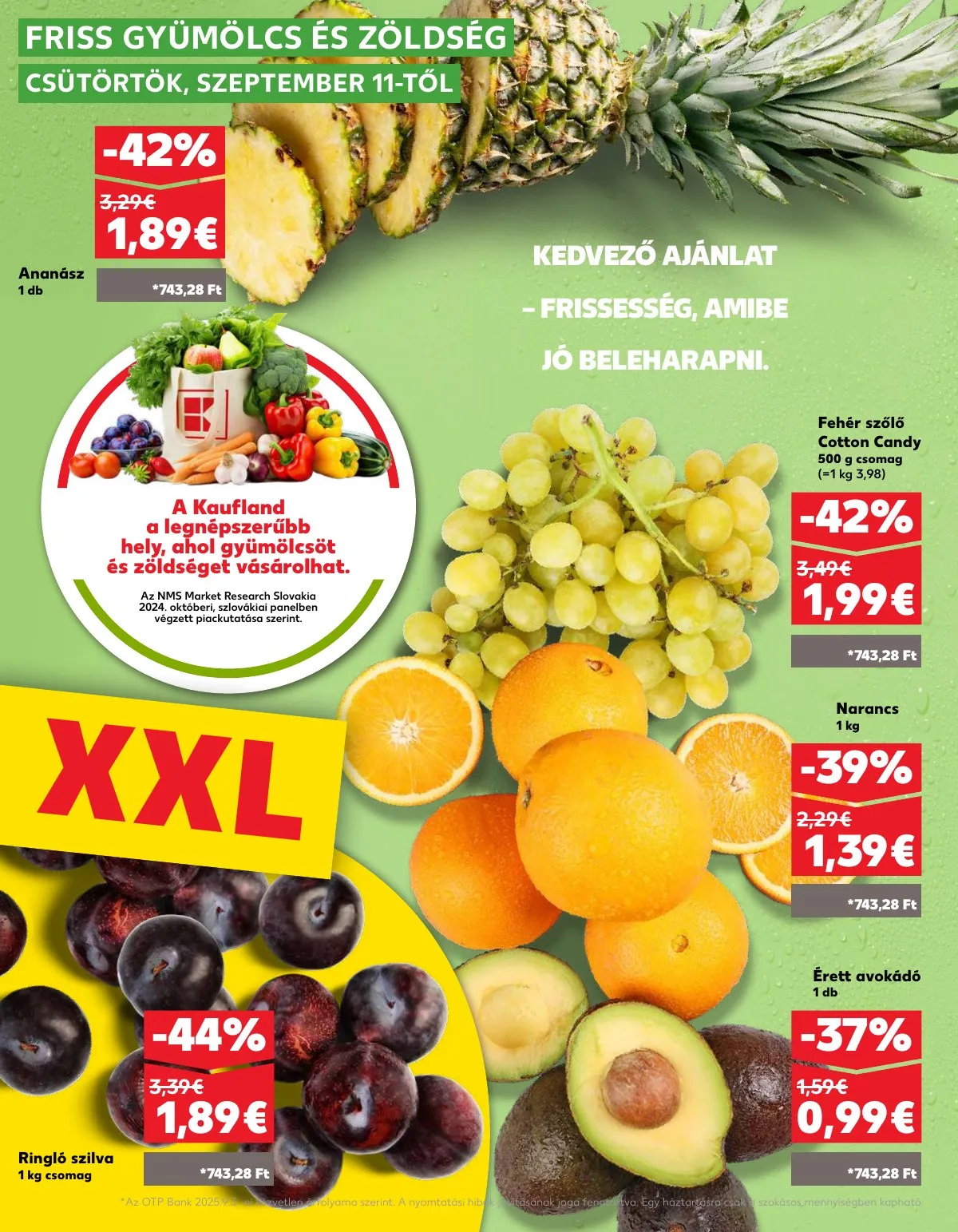 Kaufland akciós újság Dunaszerdahely Nagymegyer 09.11–09.17 – 4. oldal
