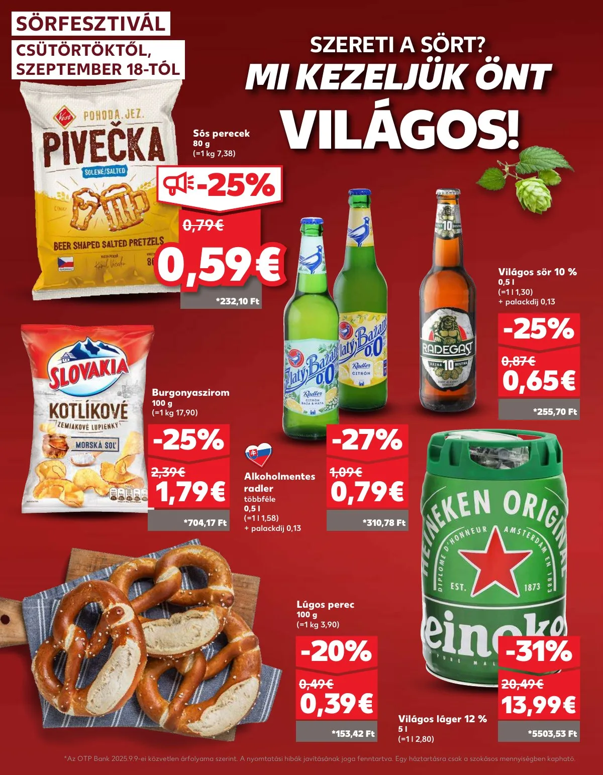 Kaufland akciós újság Dunaszerdahely Nagymegyer 09.18–09.24 – 30. oldal