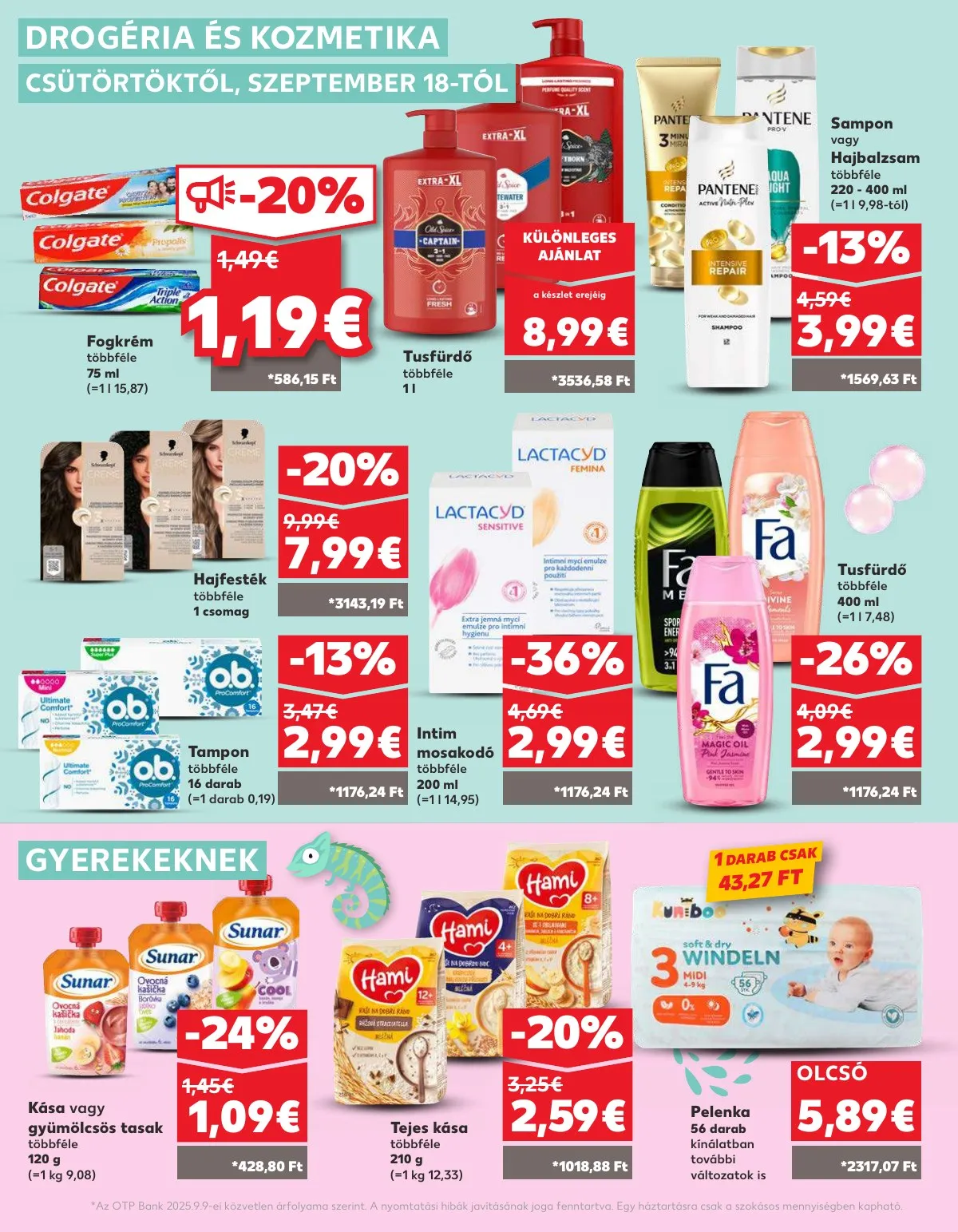 Kaufland akciós újság Dunaszerdahely Nagymegyer 09.18–09.24 – 32. oldal