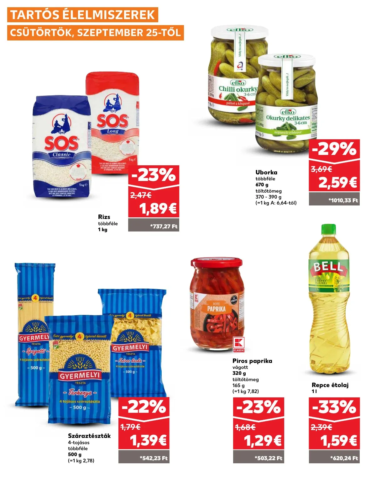 Kaufland akciós újság Dunaszerdahely Nagymegyer 09.25–10.01 – 28. oldal