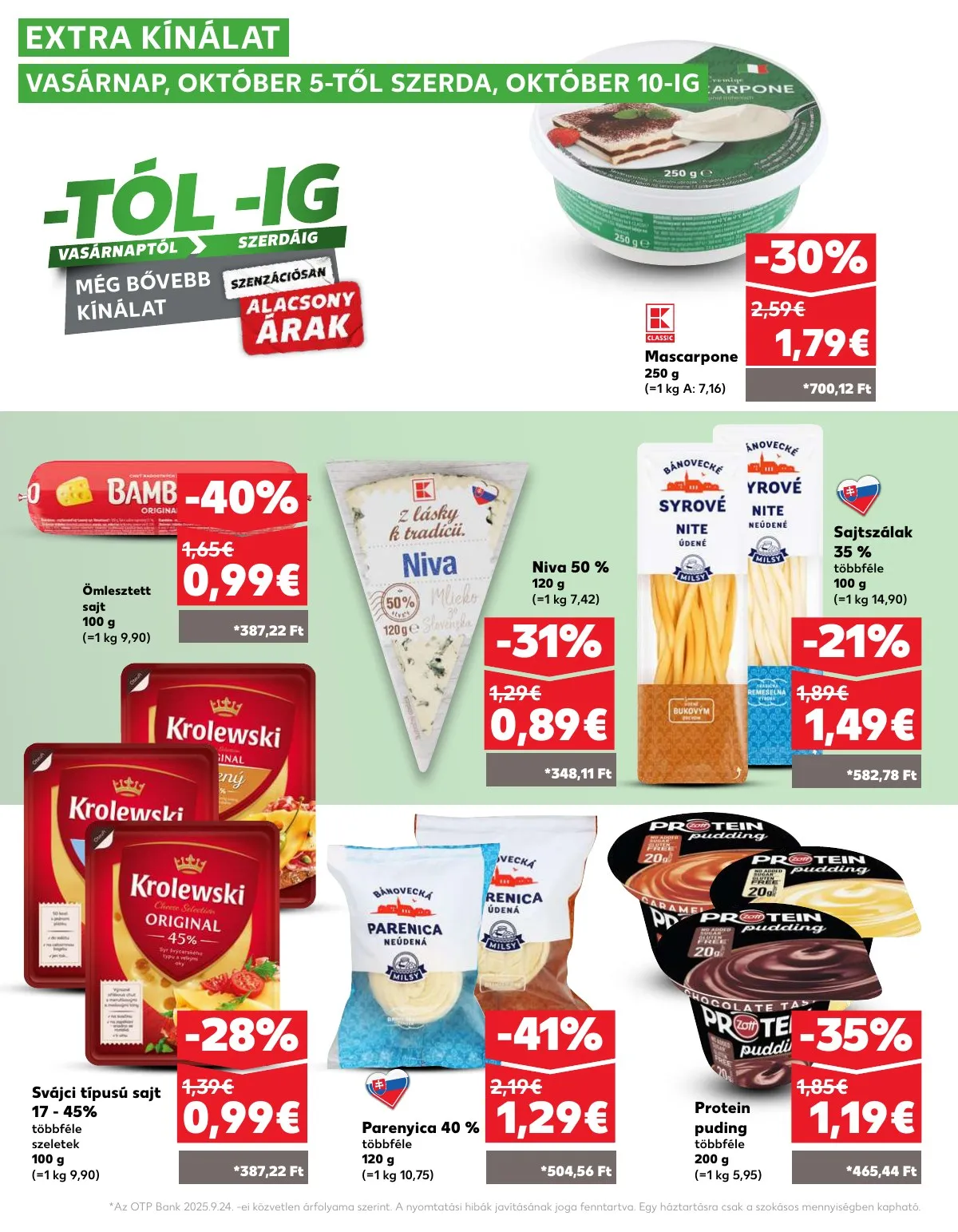 Kaufland akciós újság Dunaszerdahely Nagymegyer 10.02–10.08 – 36. oldal