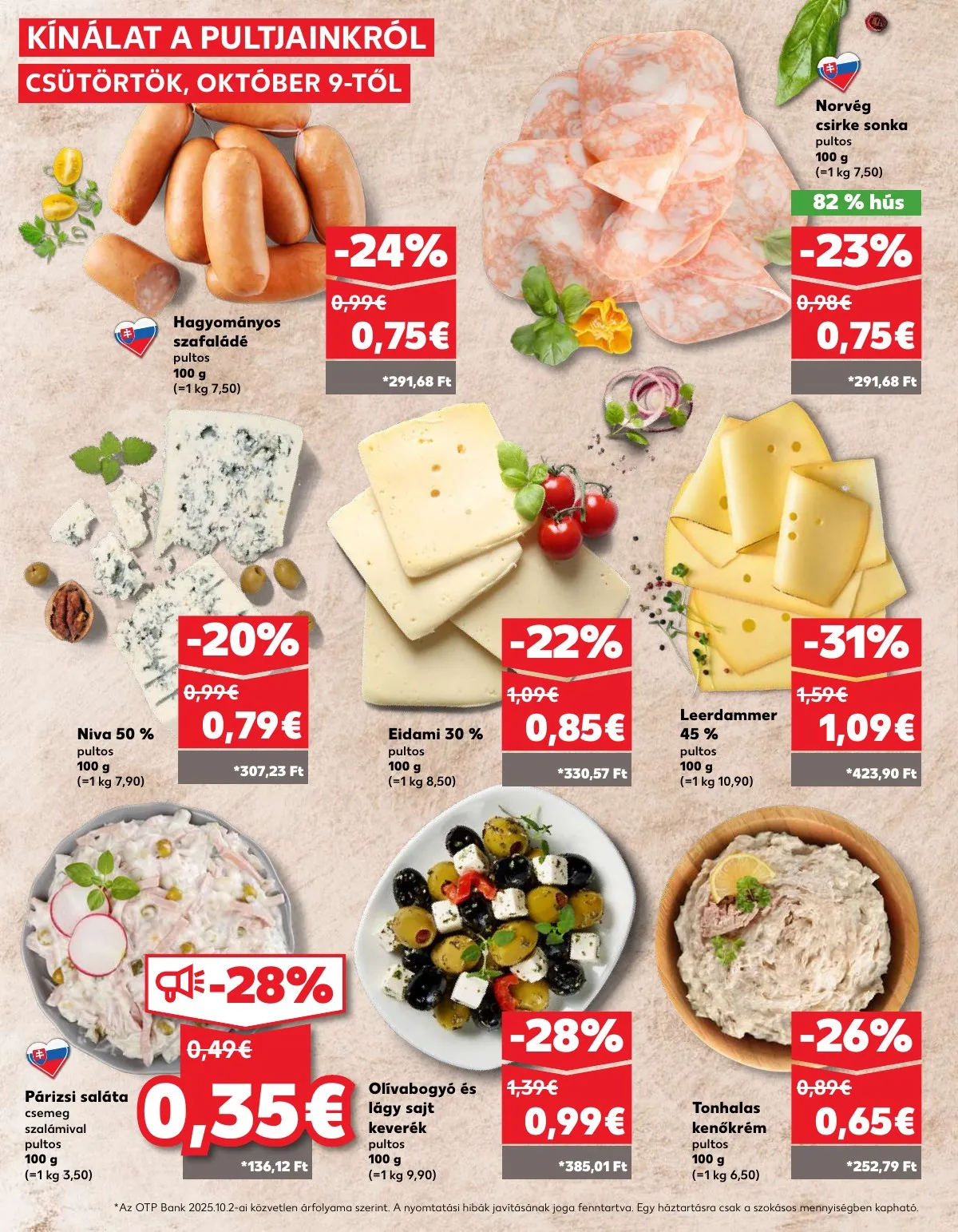 Kaufland akciós újság Dunaszerdahely Nagymegyer 10.09–10.15 – 12. oldal