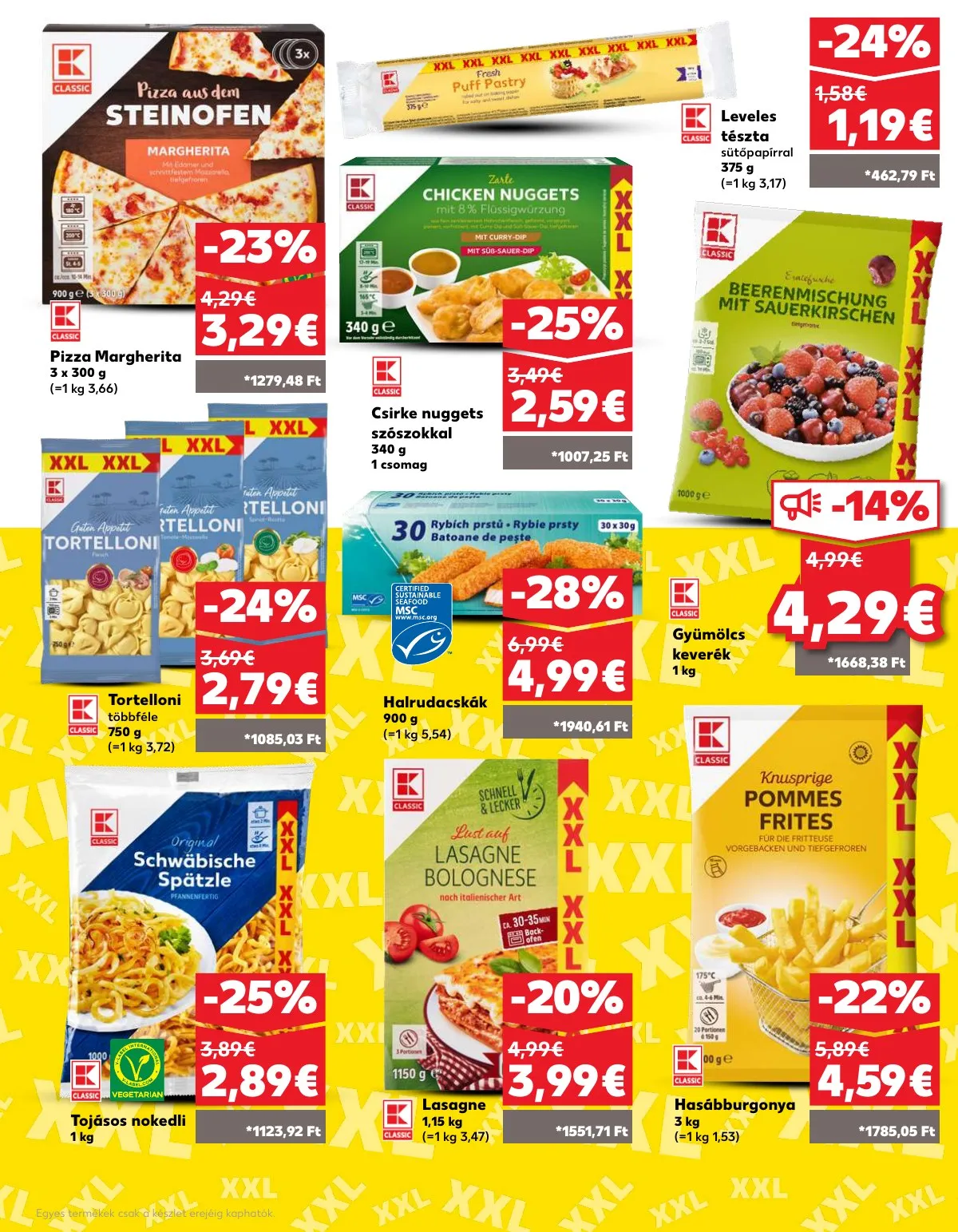 Kaufland akciós újság Dunaszerdahely Nagymegyer 10.09–10.15 – 23. oldal