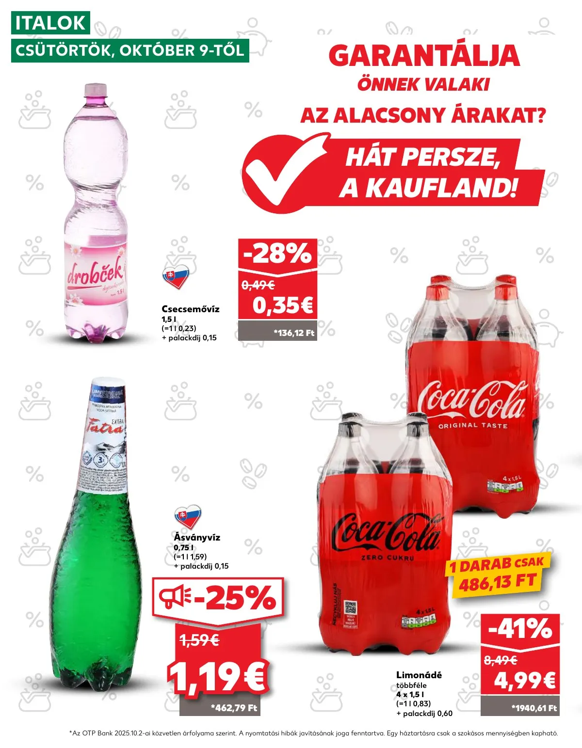 Kaufland akciós újság Dunaszerdahely Nagymegyer 10.09–10.15 – 28. oldal