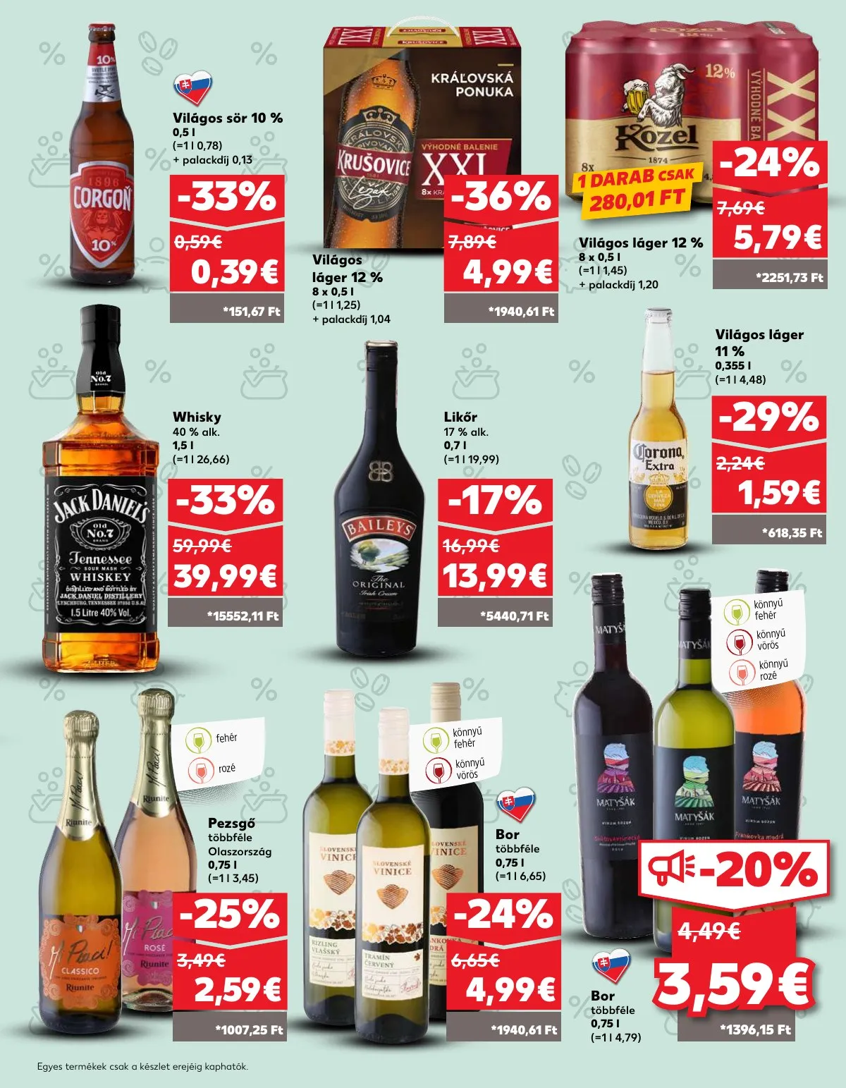 Kaufland akciós újság Dunaszerdahely Nagymegyer 10.09–10.15 – 29. oldal