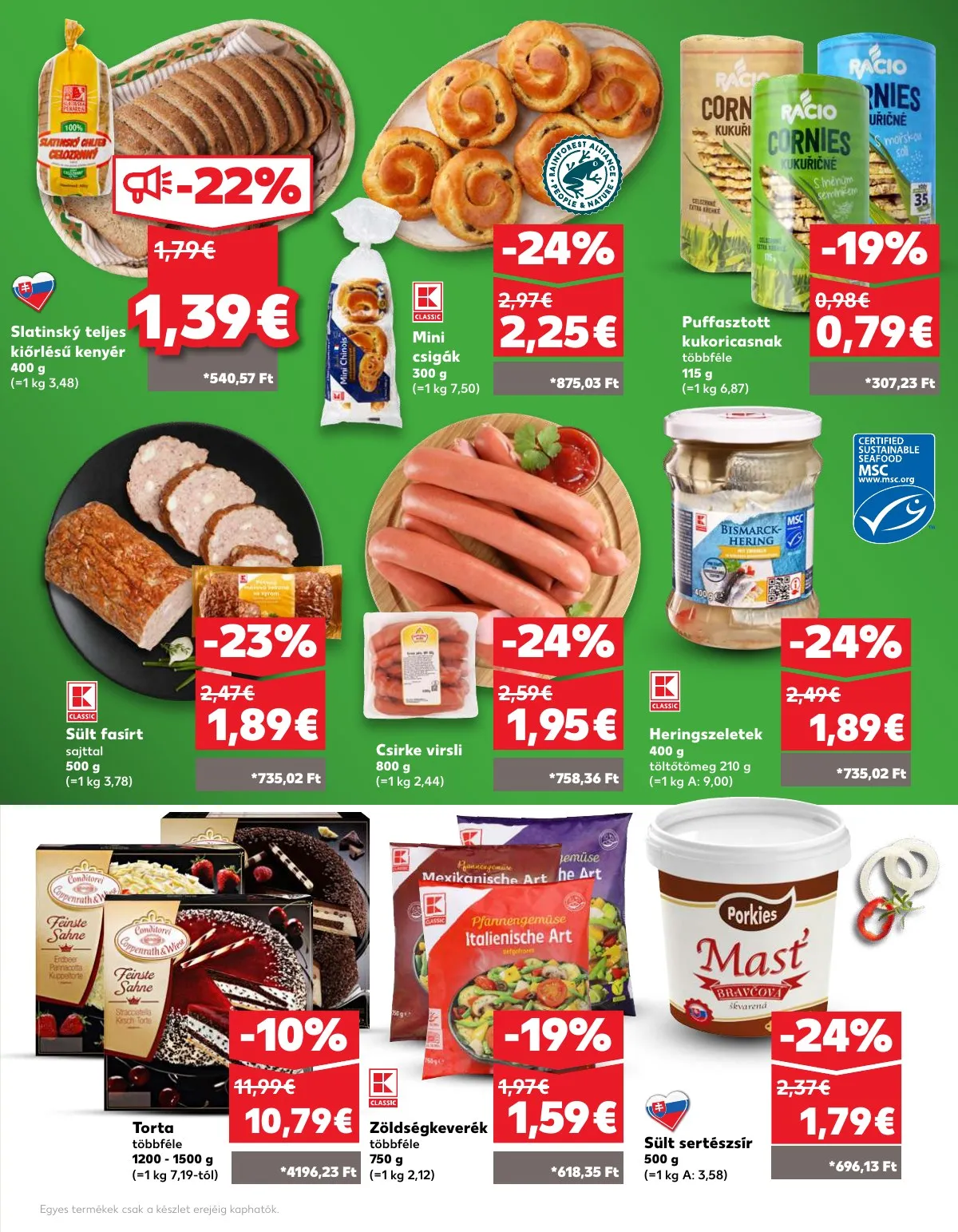 Kaufland akciós újság Dunaszerdahely Nagymegyer 10.09–10.15 – 37. oldal