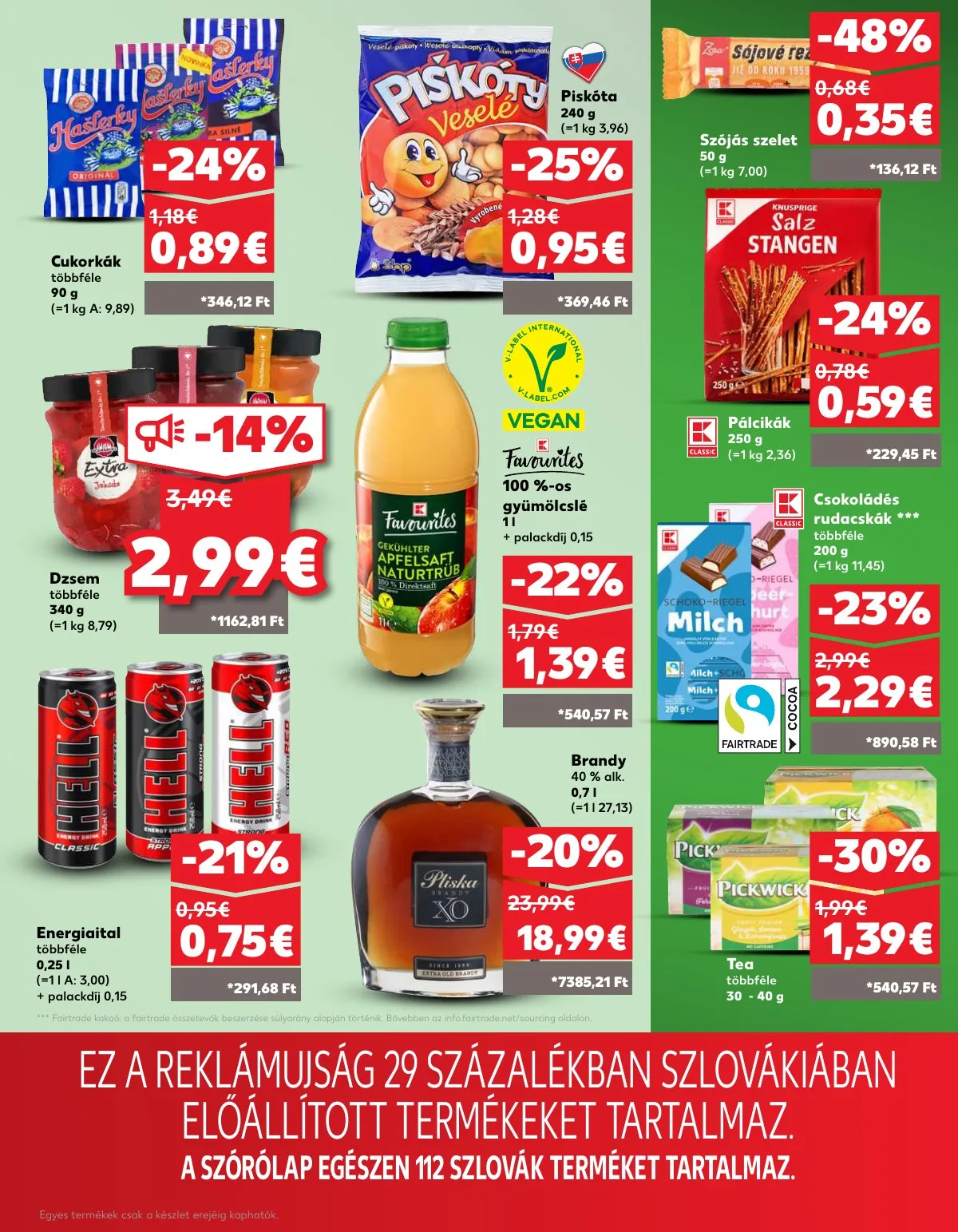 Kaufland akciós újság Dunaszerdahely Nagymegyer 10.09–10.15 – 39. oldal