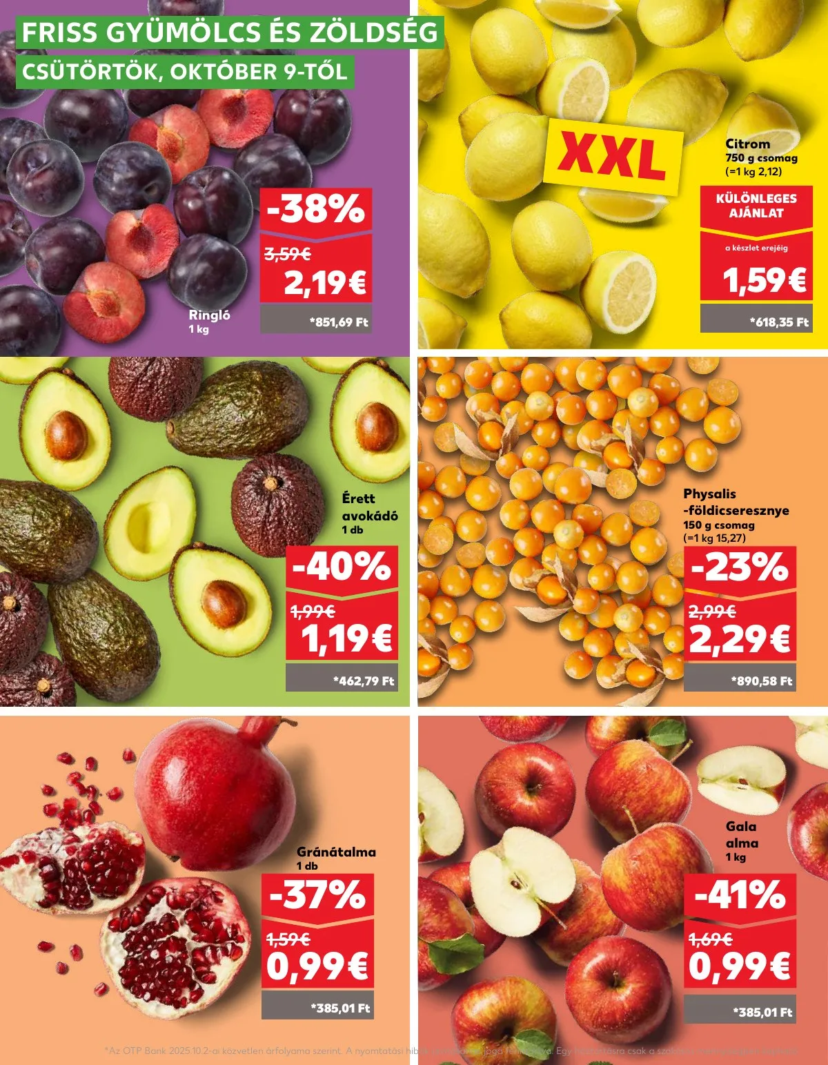 Kaufland akciós újság Dunaszerdahely Nagymegyer 10.09–10.15 – 4. oldal