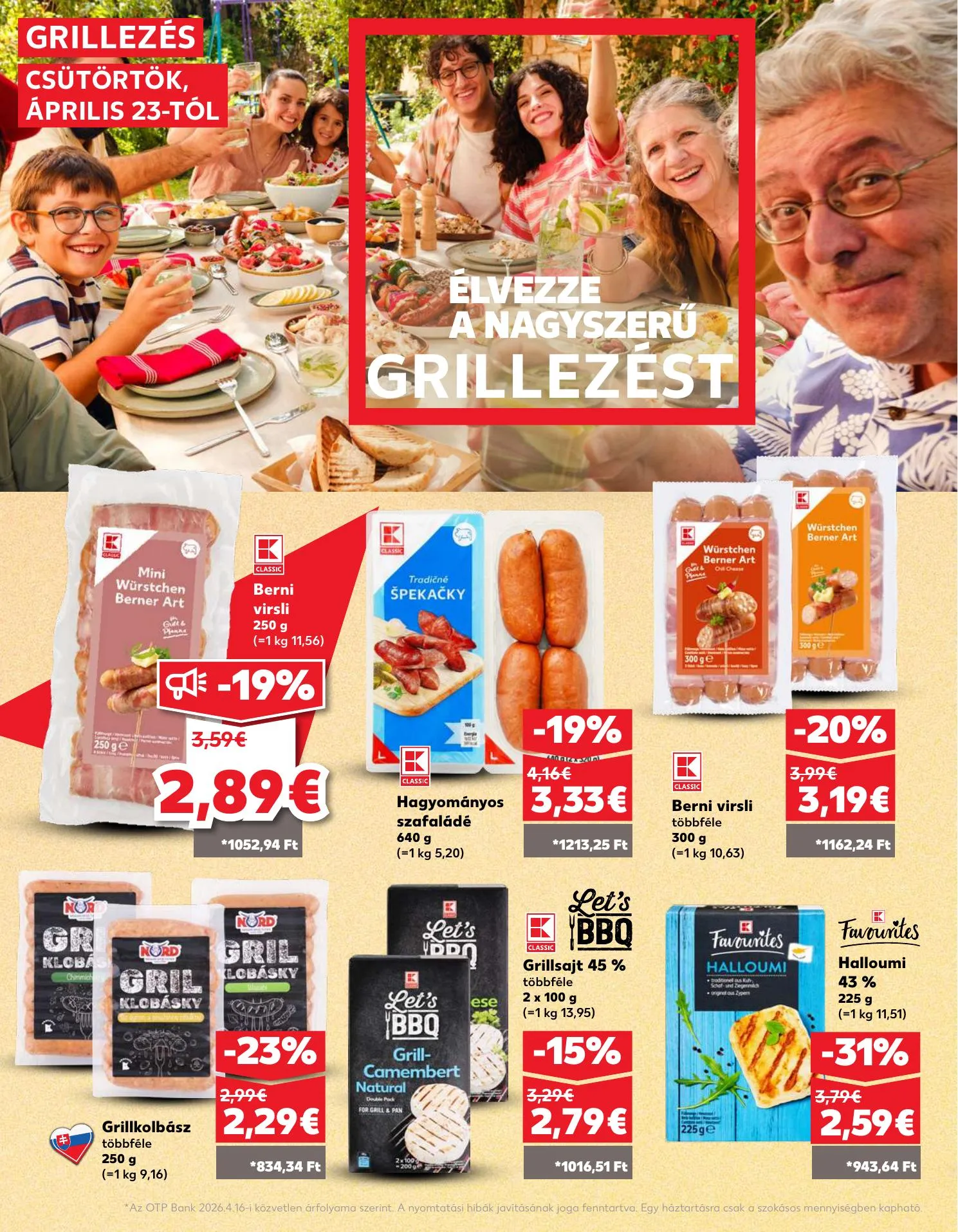 Kaufland akciós újság Dunaszerdahely Nagymegyer 04.23–04.29 – 20. oldal