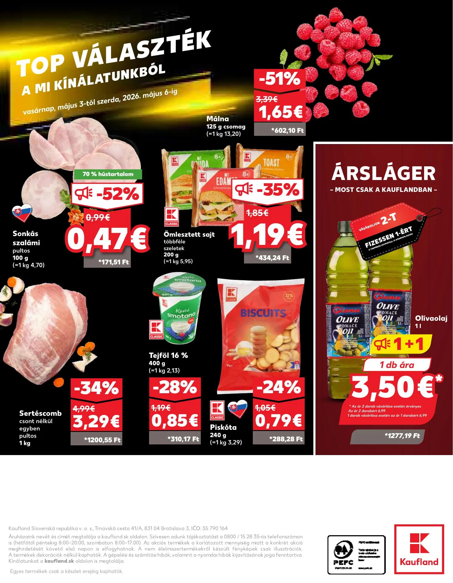 Kaufland akciós újság Dunaszerdahely Nagymegyer 04.30–05.06 – 34. oldal