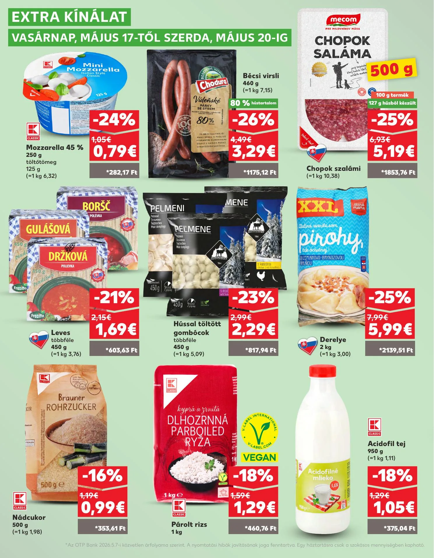 Kaufland akciós újság Dunaszerdahely Nagymegyer 05.14–05.20 – 32. oldal