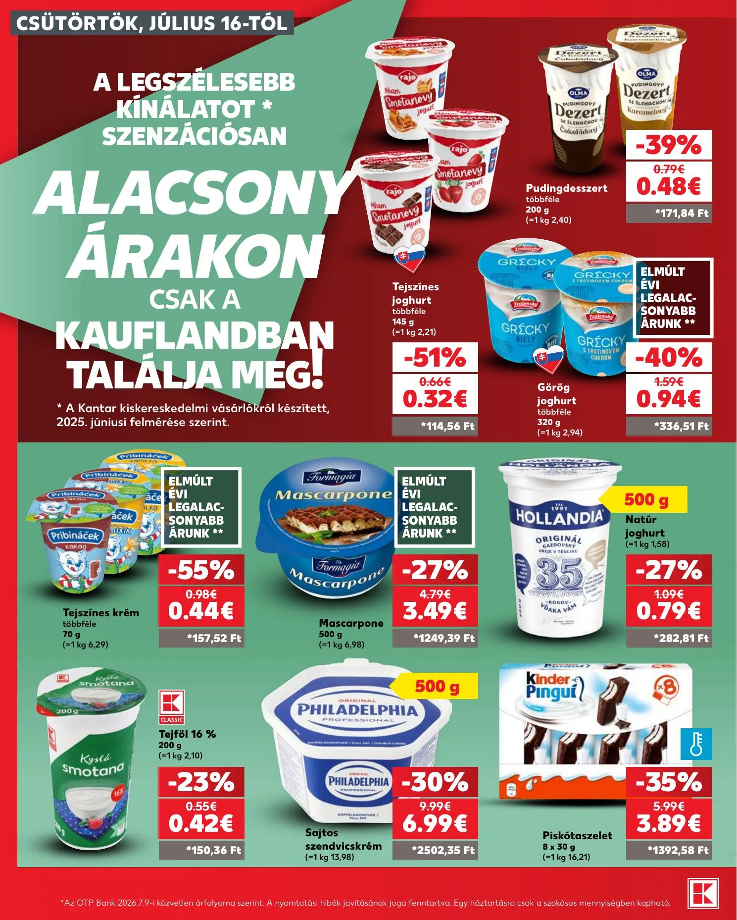 Kaufland akciós újság Dunaszerdahely Nagymegyer 07.16–07.22 – 16. oldal
