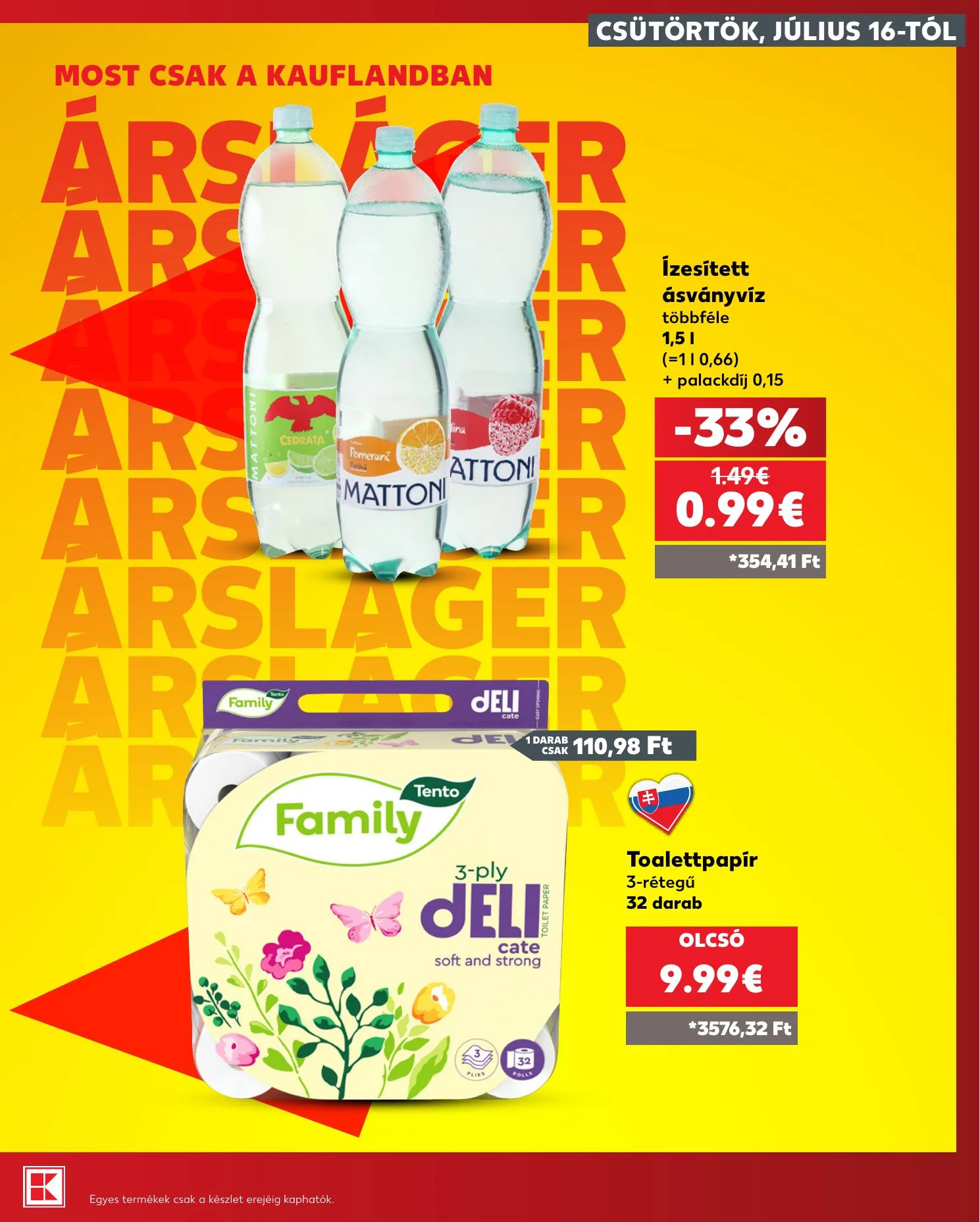 Kaufland akciós újság Dunaszerdahely Nagymegyer 07.16–07.22 – 3. oldal